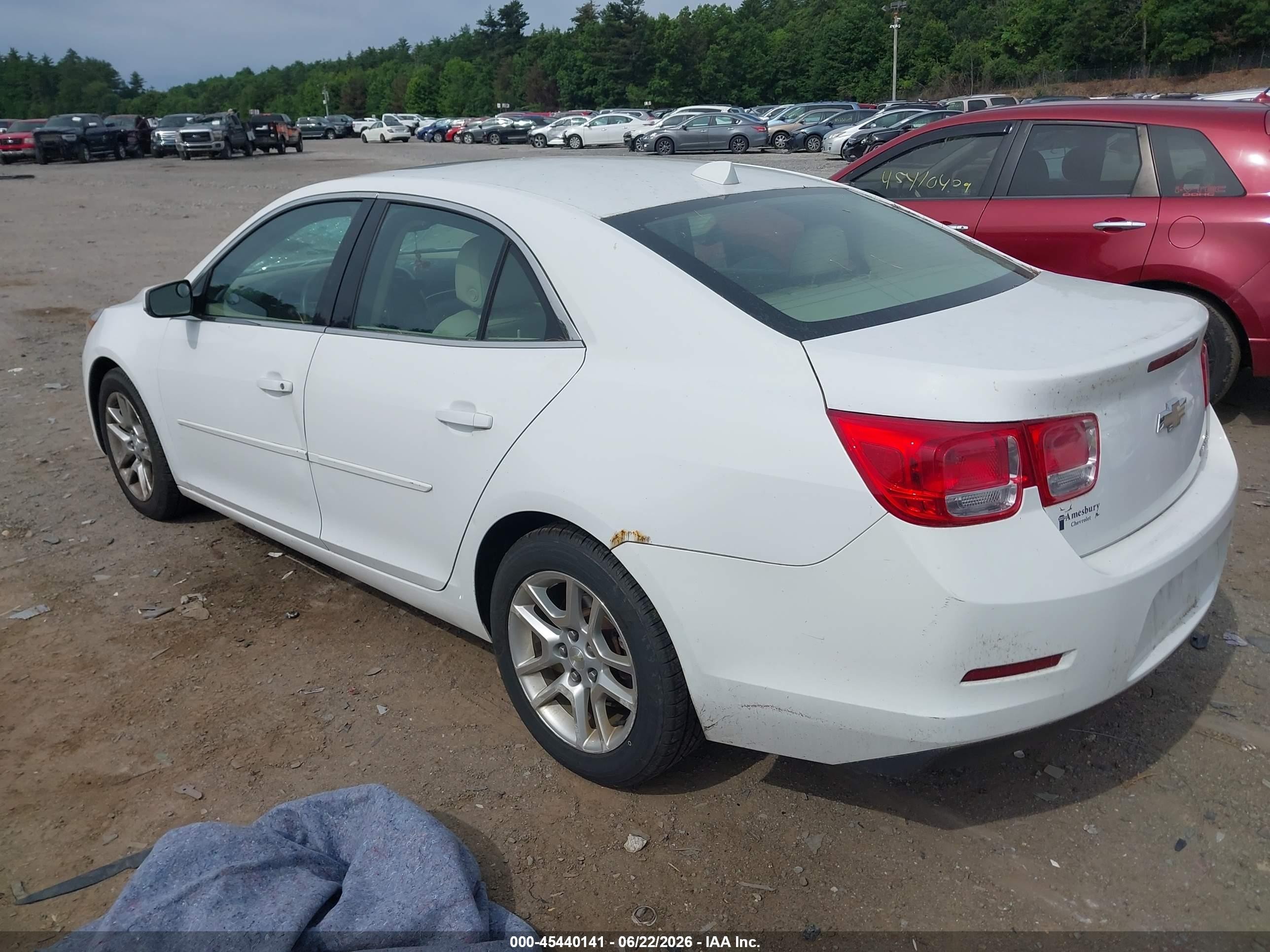 2013 Chevrolet Malibu 1lt White vin: 1G11C5SA3DF243294