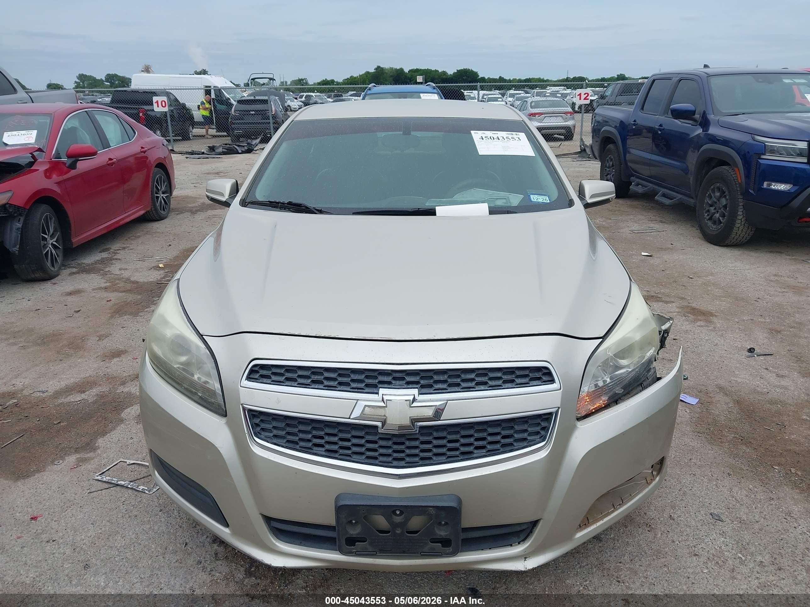 2013 Chevrolet Malibu 1lt Желто-коричневый vin: 1G11C5SA3DF248205