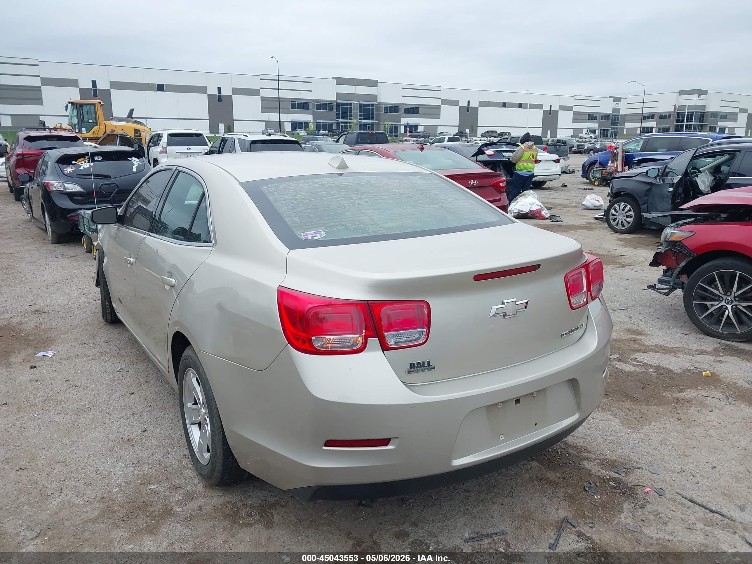 2013 Chevrolet Malibu 1lt Желто-коричневый vin: 1G11C5SA3DF248205