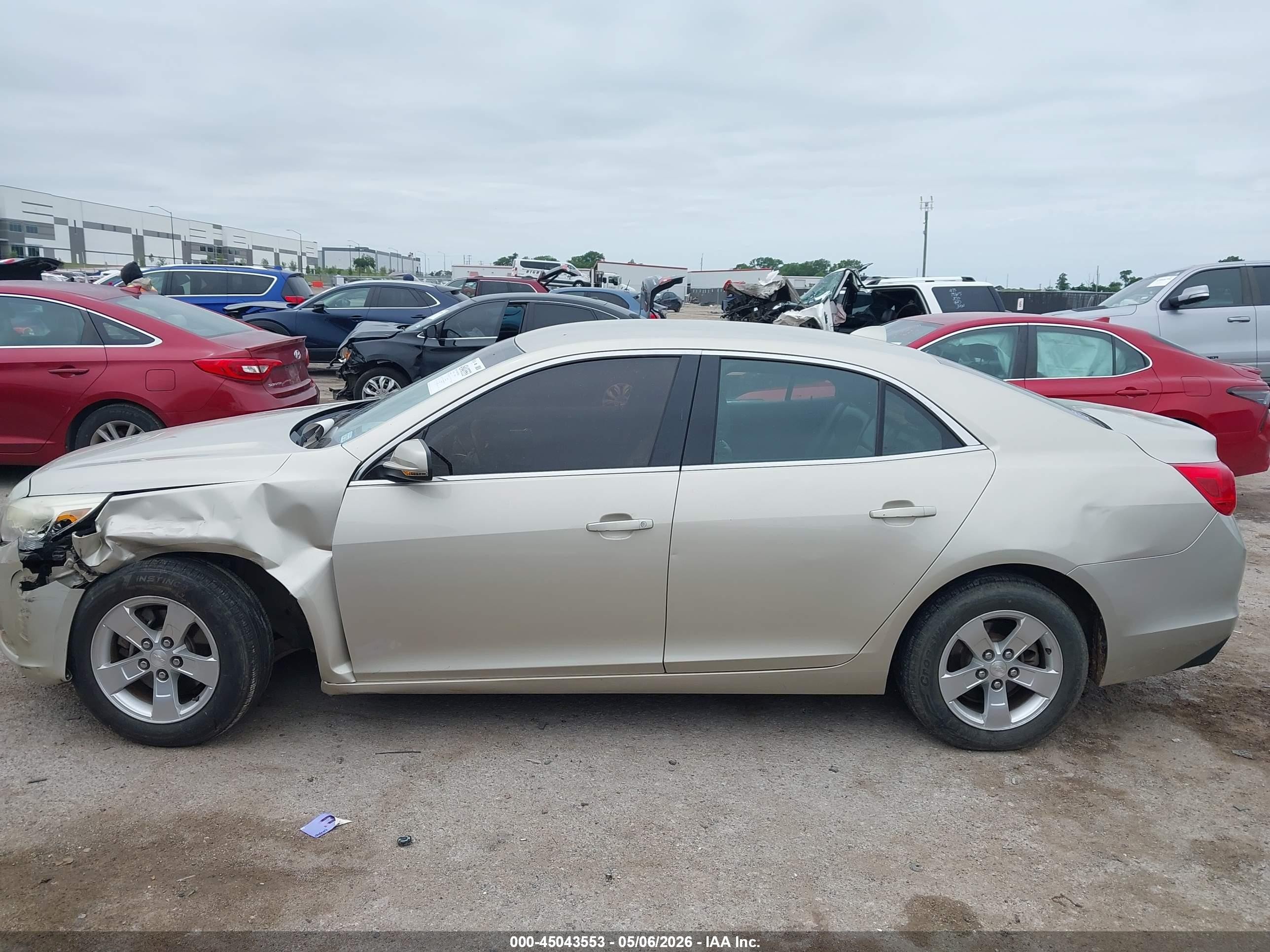 2013 Chevrolet Malibu 1lt Желто-коричневый vin: 1G11C5SA3DF248205