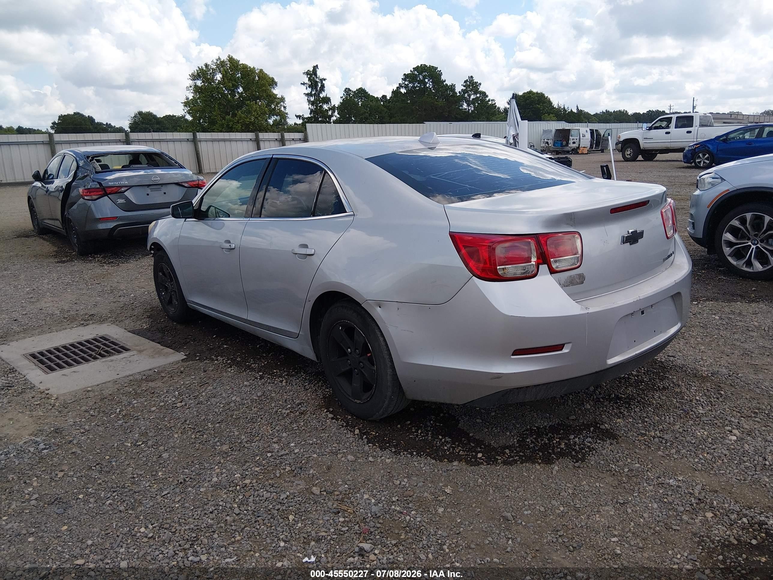 2013 Chevrolet Malibu 1lt Серебряный vin: 1G11C5SA3DF249421