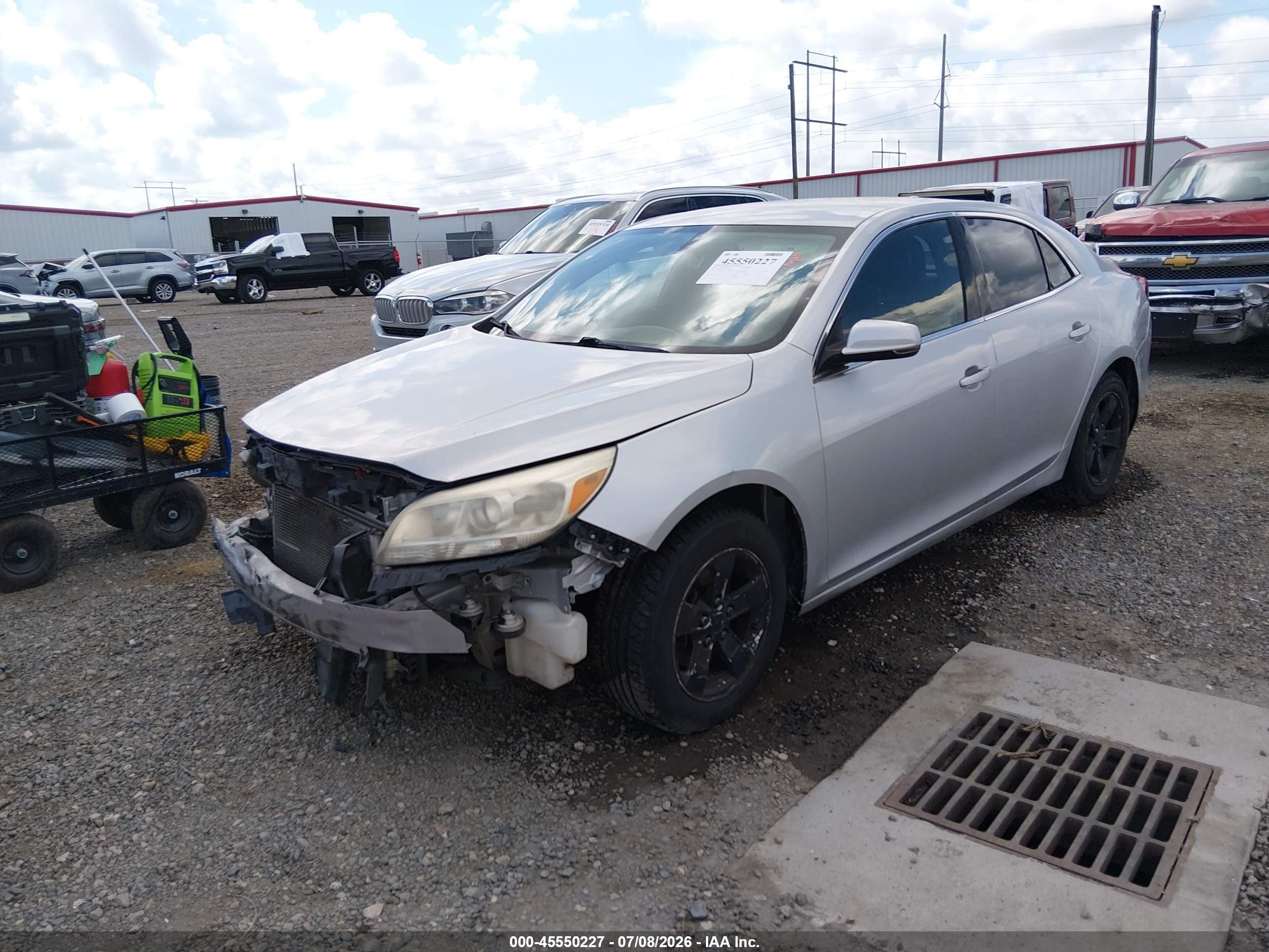 2013 Chevrolet Malibu 1lt Серебряный vin: 1G11C5SA3DF249421