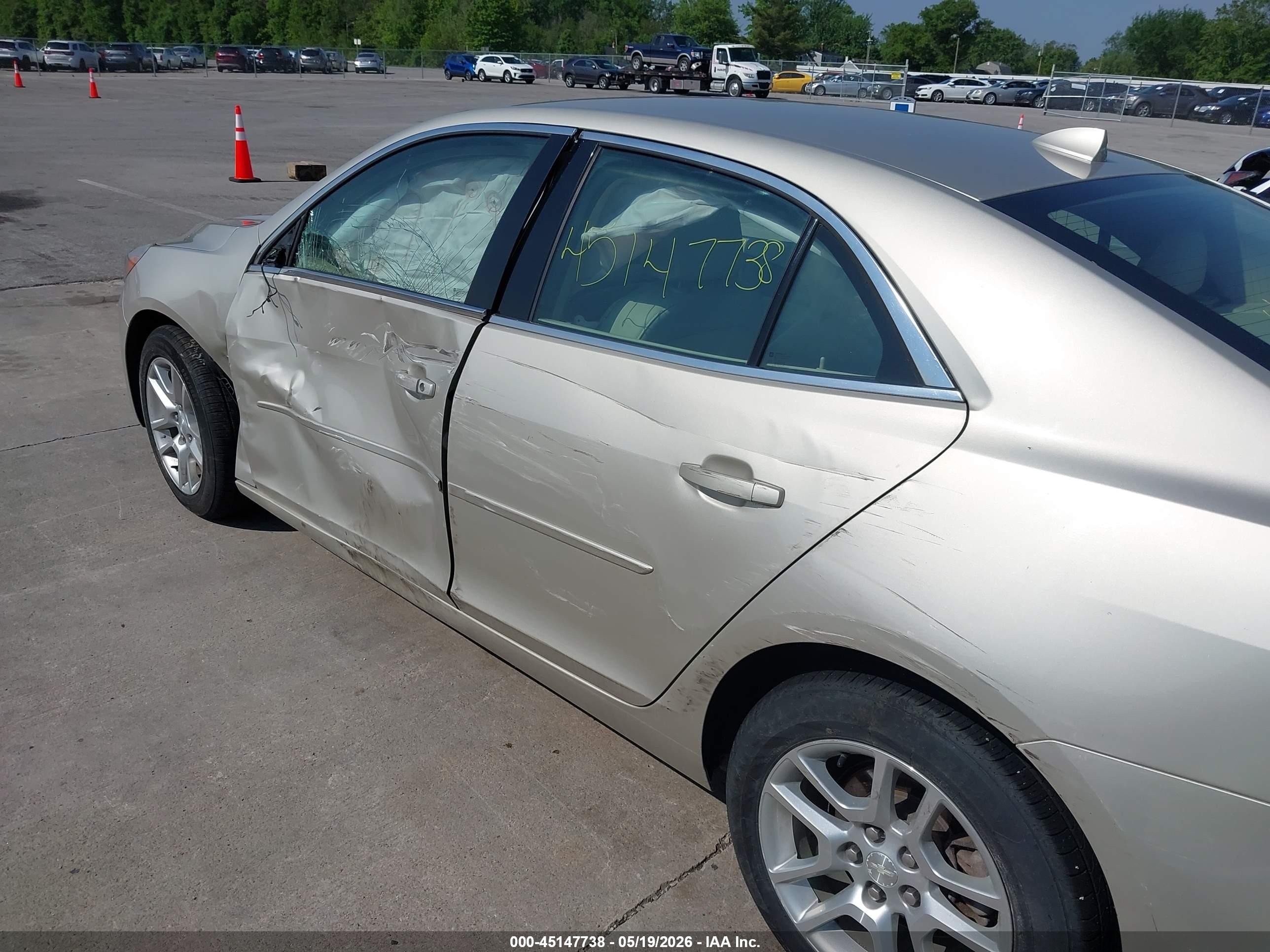 2013 Chevrolet Malibu 1lt Желто-коричневый vin: 1G11C5SA3DF269667