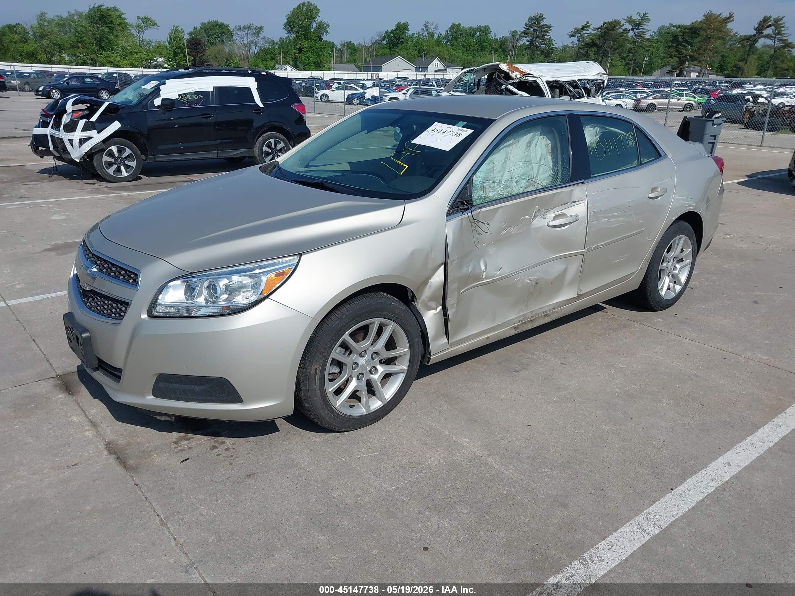 2013 Chevrolet Malibu 1lt Желто-коричневый vin: 1G11C5SA3DF269667
