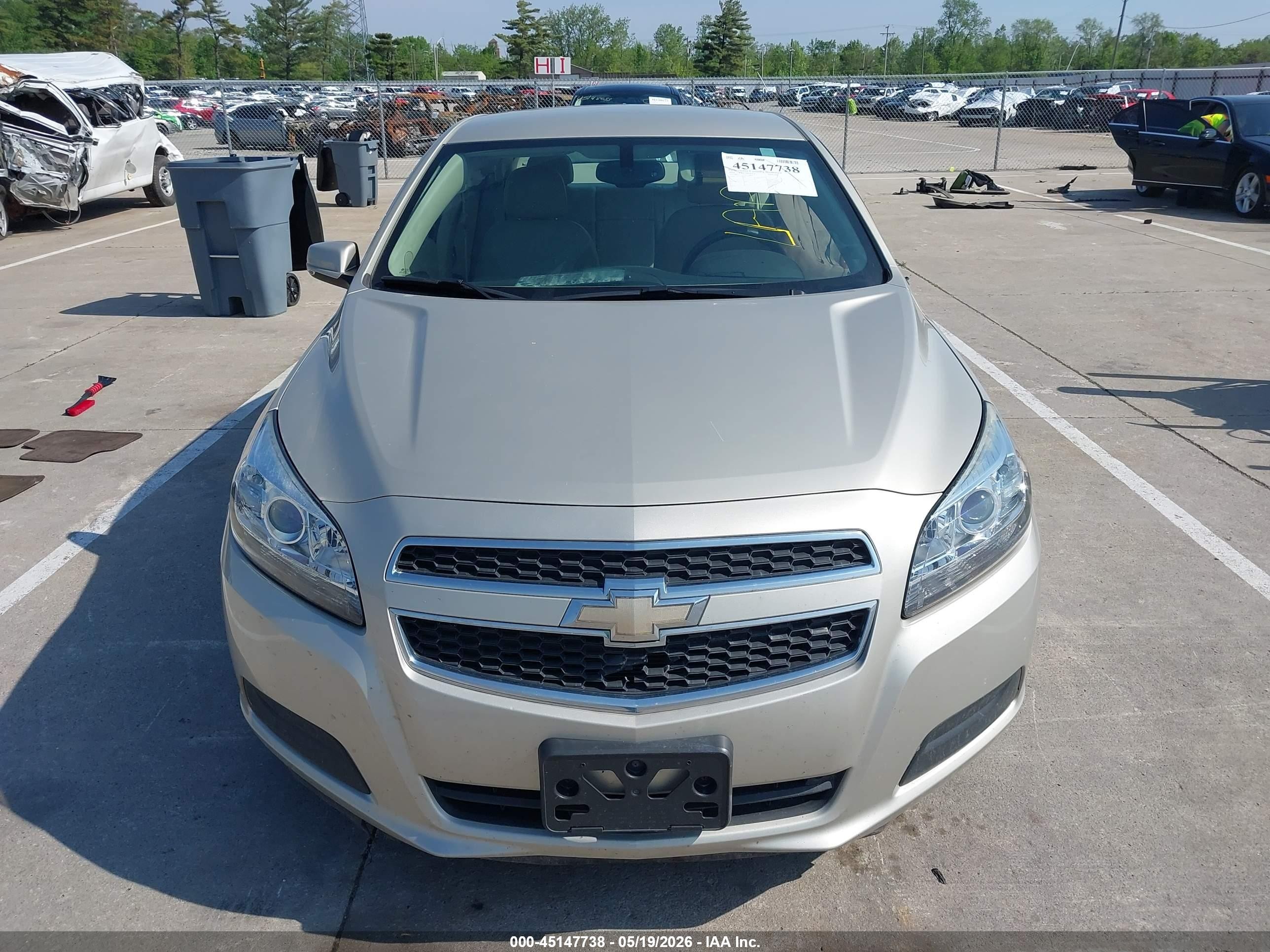 2013 Chevrolet Malibu 1lt Желто-коричневый vin: 1G11C5SA3DF269667