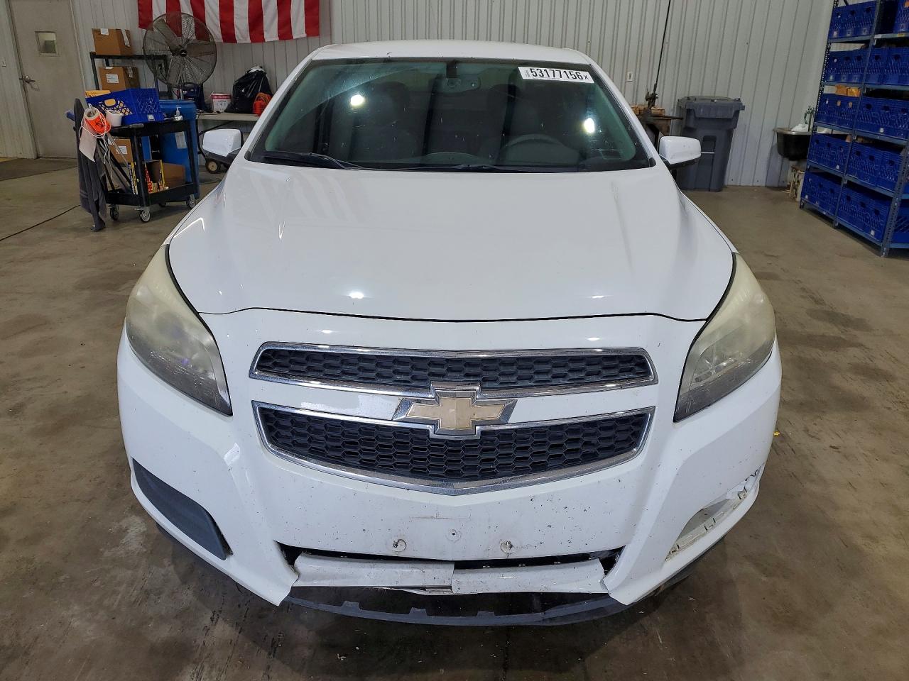 2013 Chevrolet Malibu 1lt White vin: 1G11C5SA3DF298165