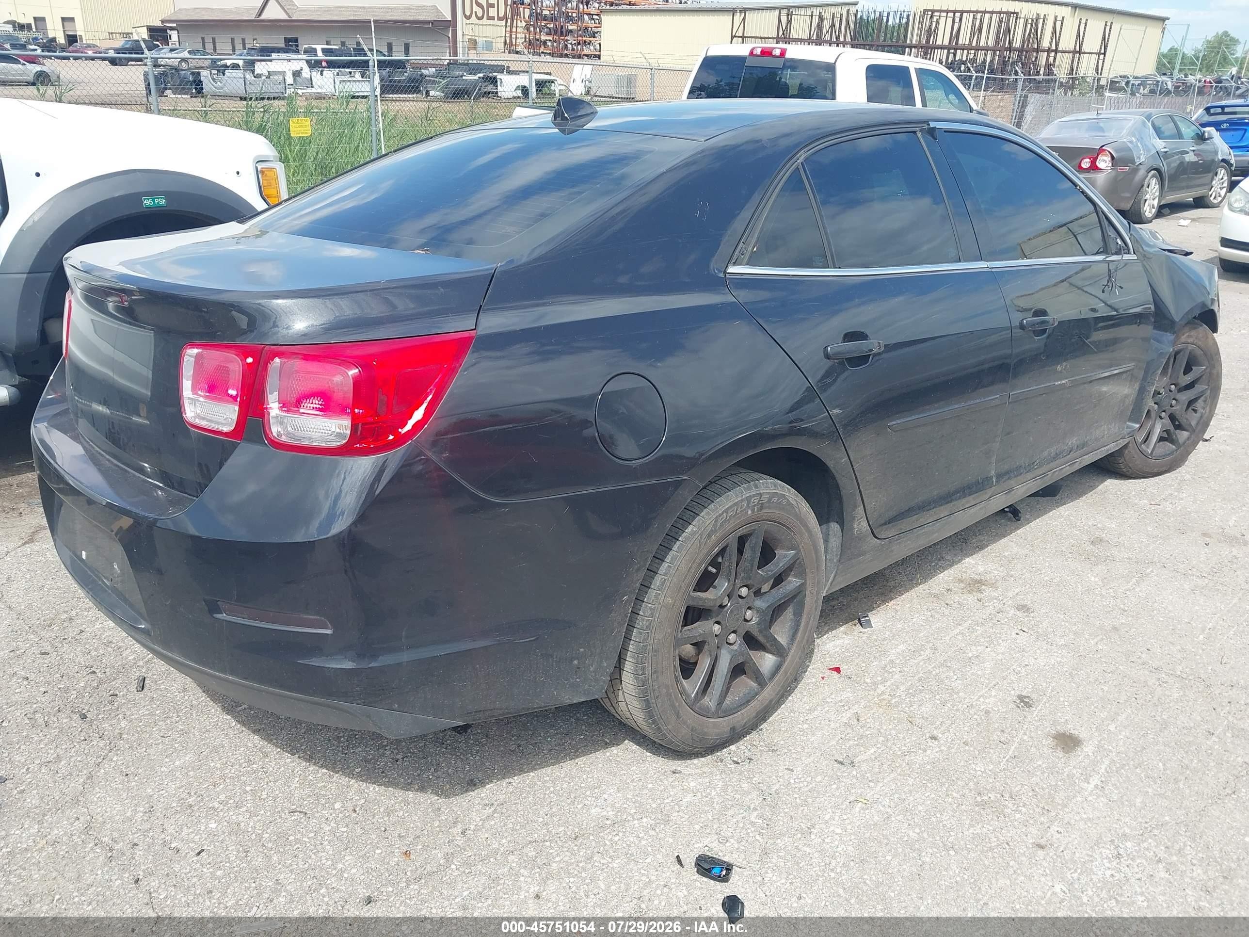 2013 Chevrolet Malibu 1lt Black vin: 1G11C5SA3DF351057