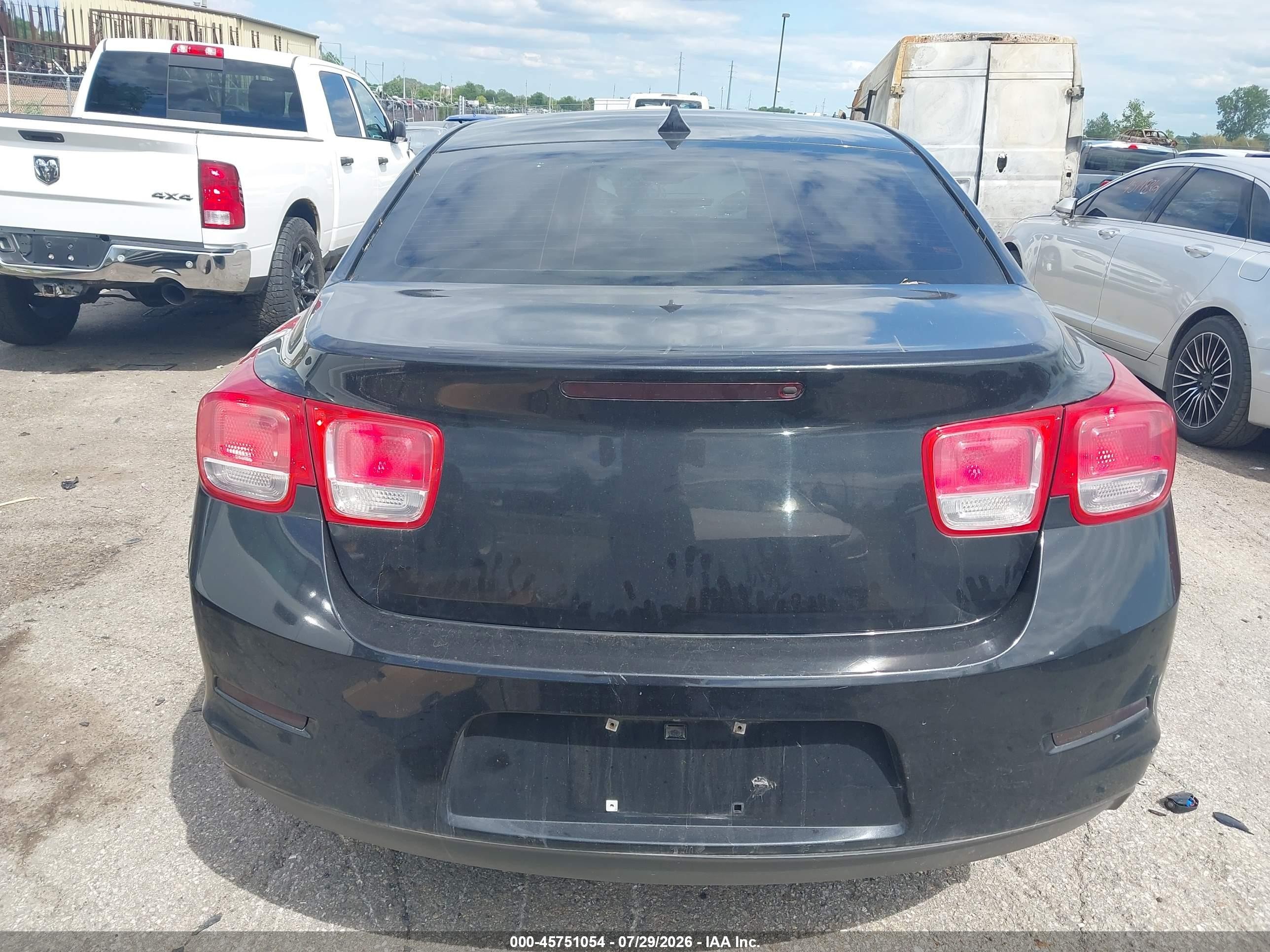 2013 Chevrolet Malibu 1lt Black vin: 1G11C5SA3DF351057
