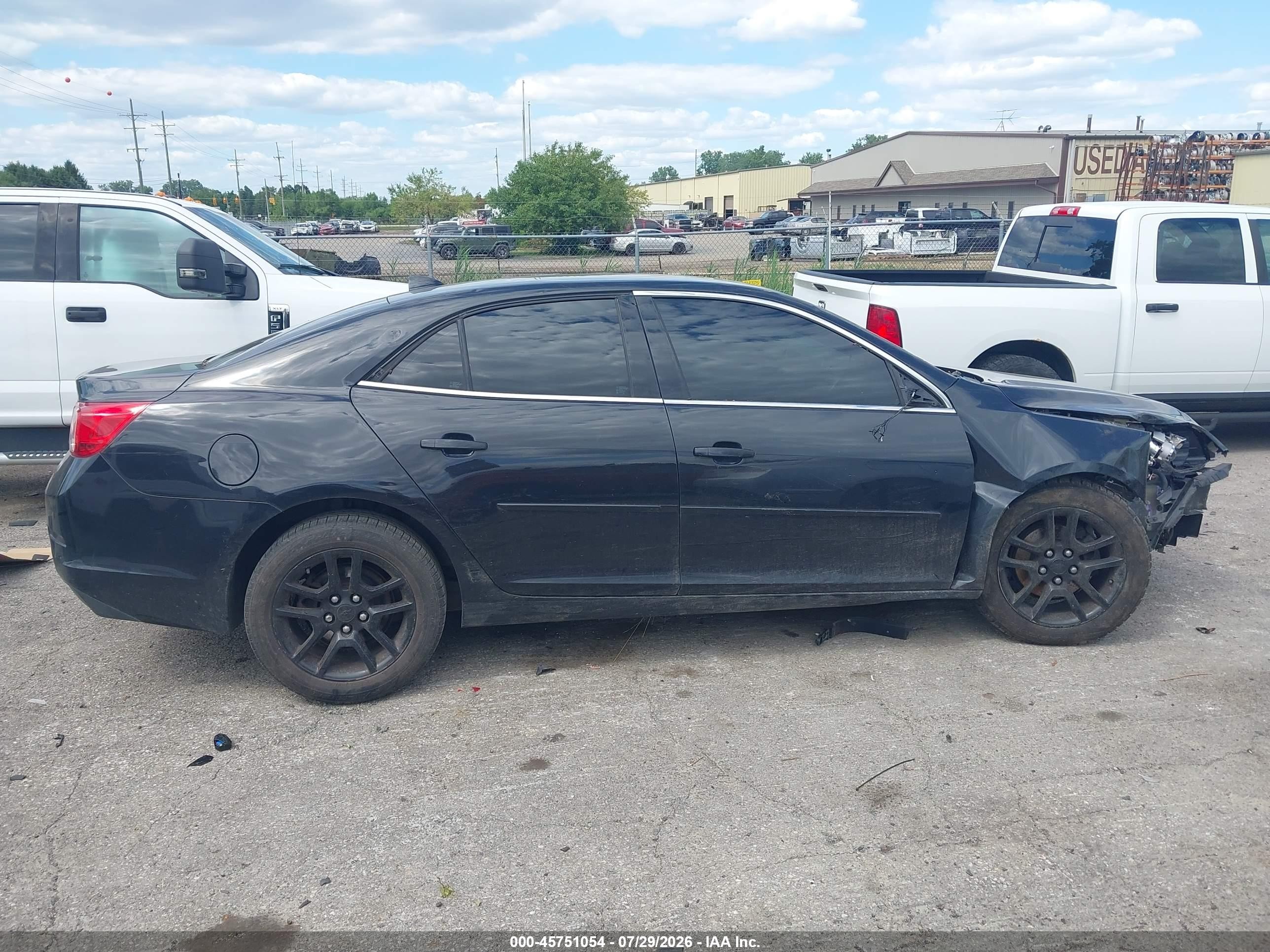 2013 Chevrolet Malibu 1lt Black vin: 1G11C5SA3DF351057