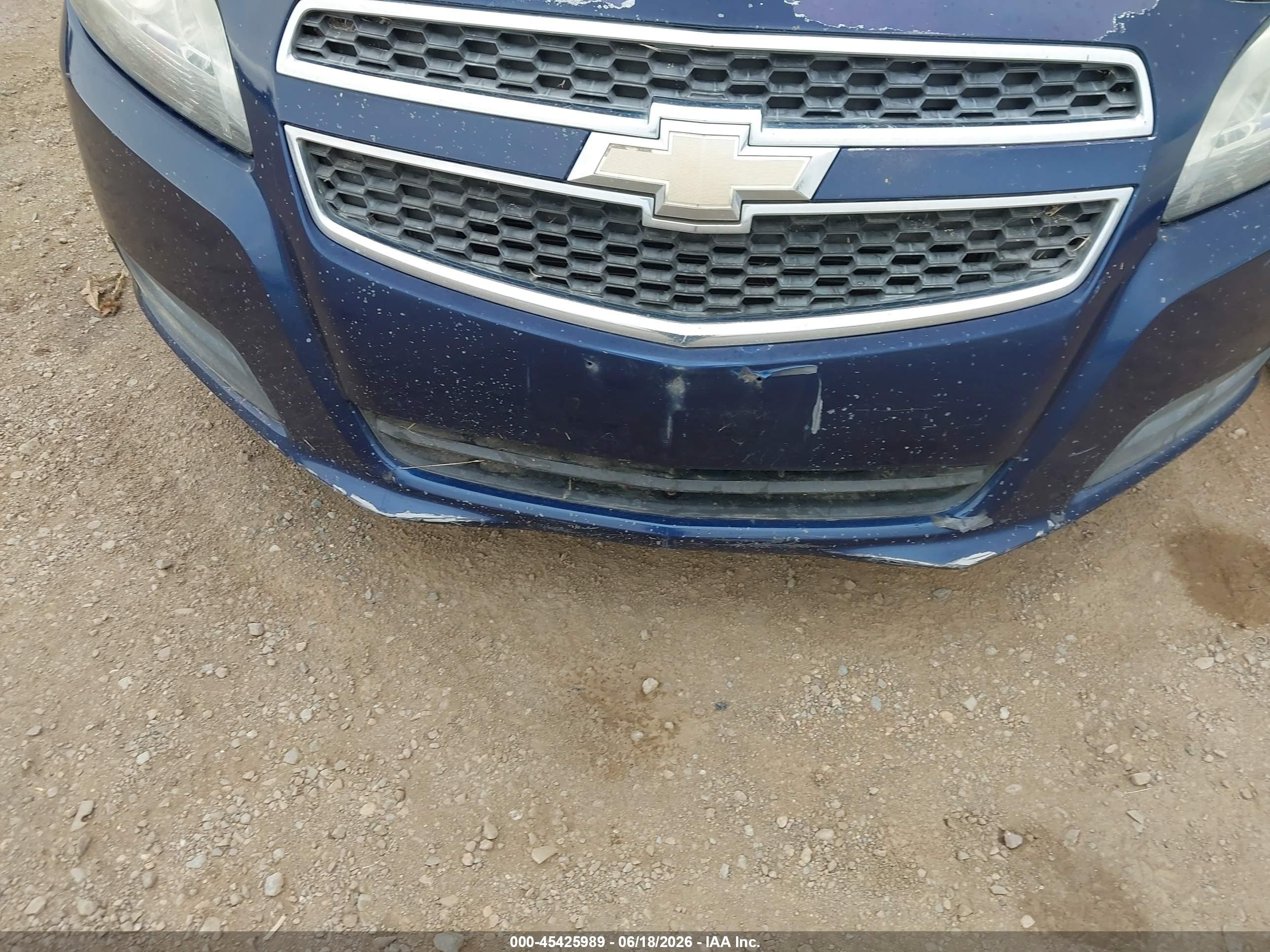 2013 Chevrolet Malibu 1lt Blue vin: 1G11C5SA3DU147497