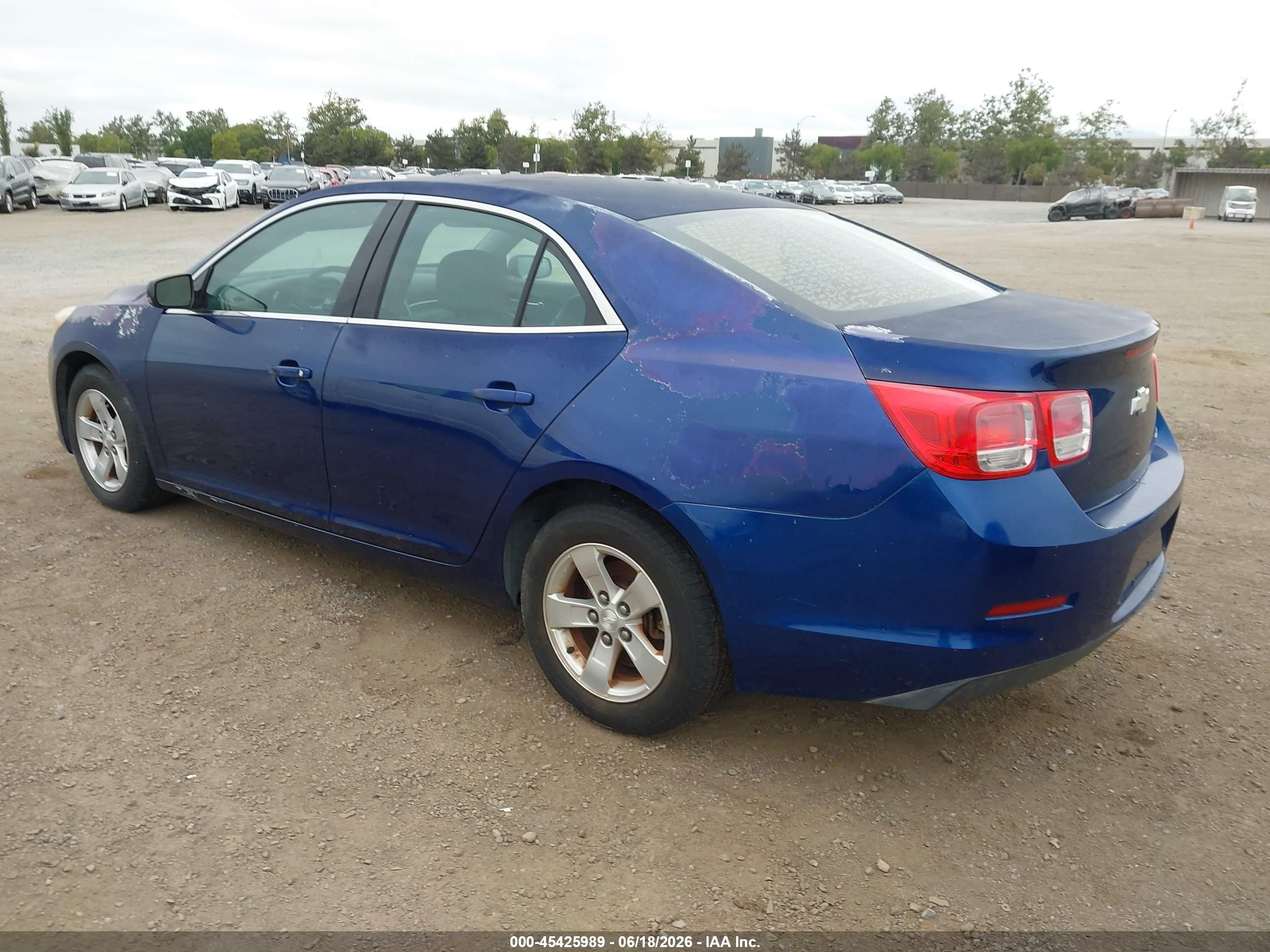 2013 Chevrolet Malibu 1lt Blue vin: 1G11C5SA3DU147497