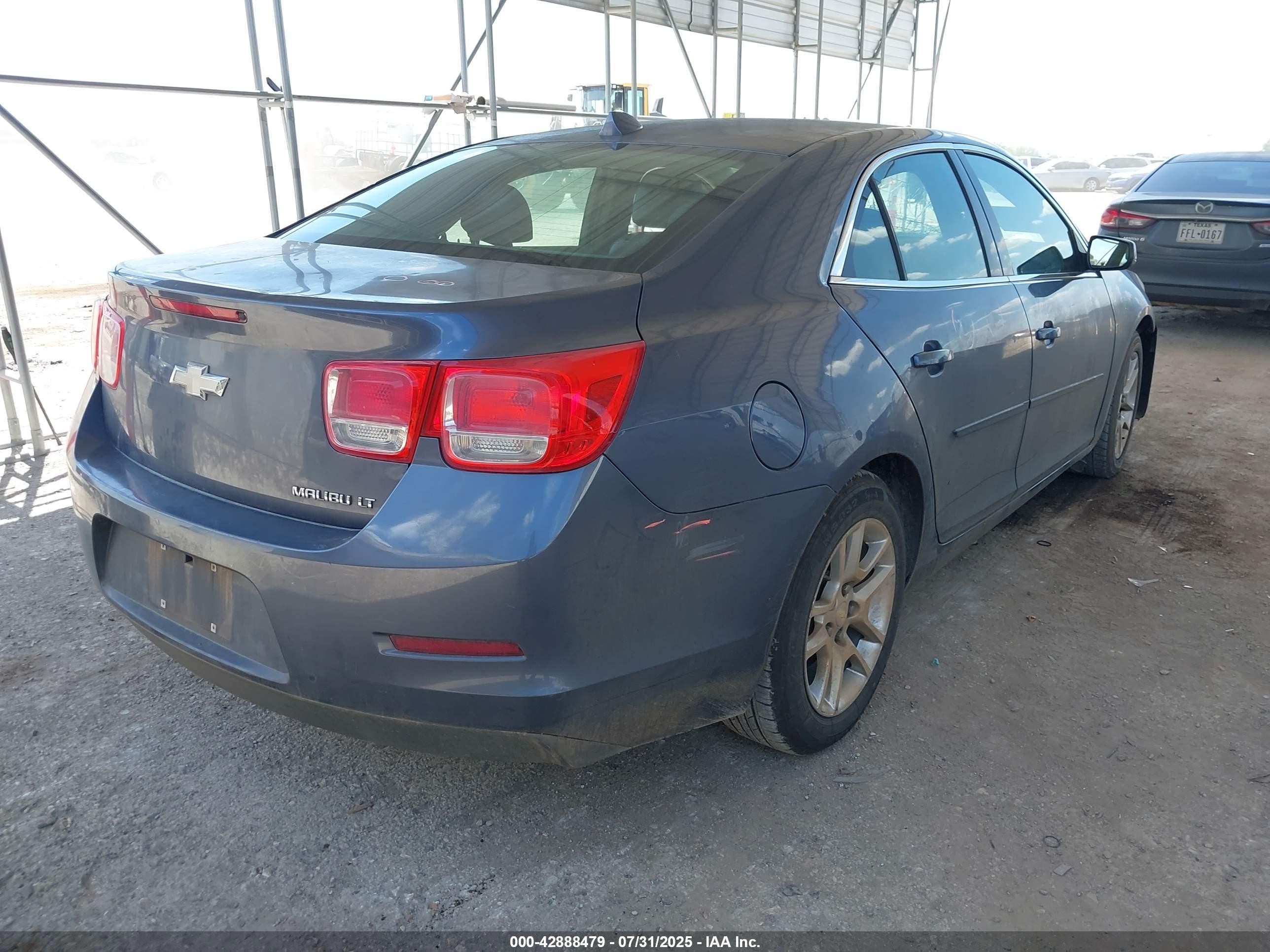 2013 Chevrolet Malibu 1lt Blue vin: 1G11C5SA4DF179556