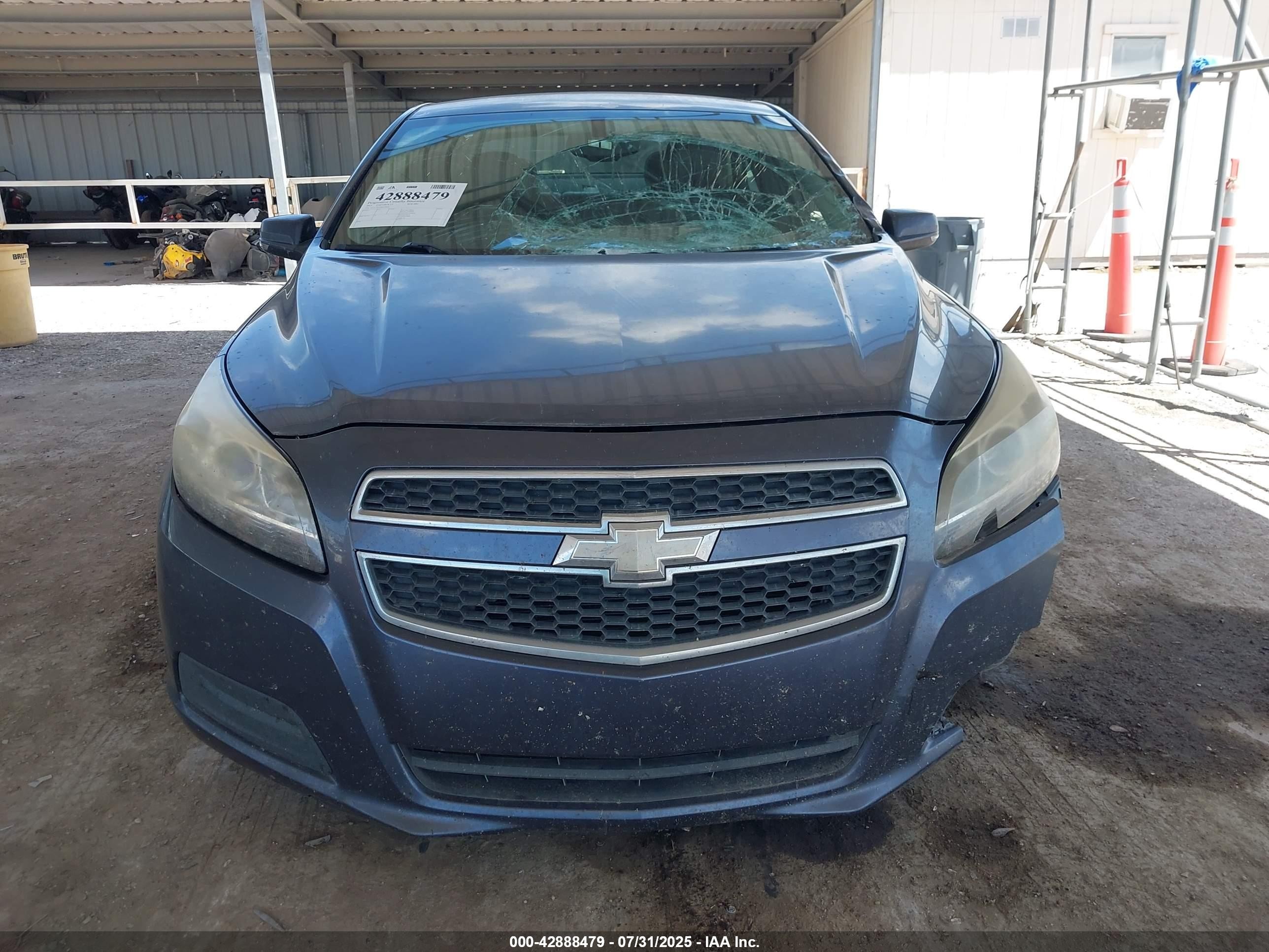 2013 Chevrolet Malibu 1lt Blue vin: 1G11C5SA4DF179556