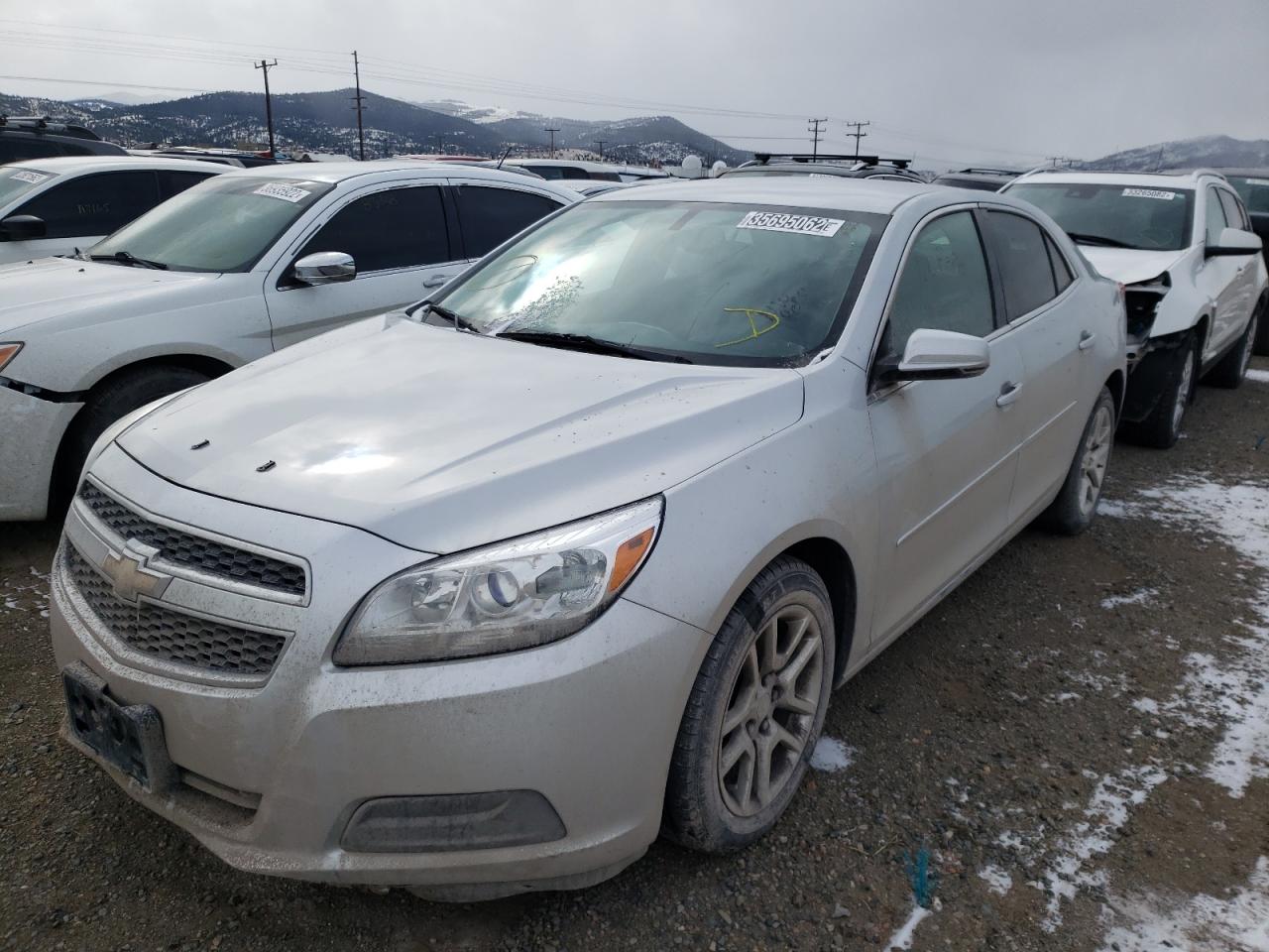 2013 Chevrolet Malibu 1lt Silver vin: 1G11C5SA4DF330539