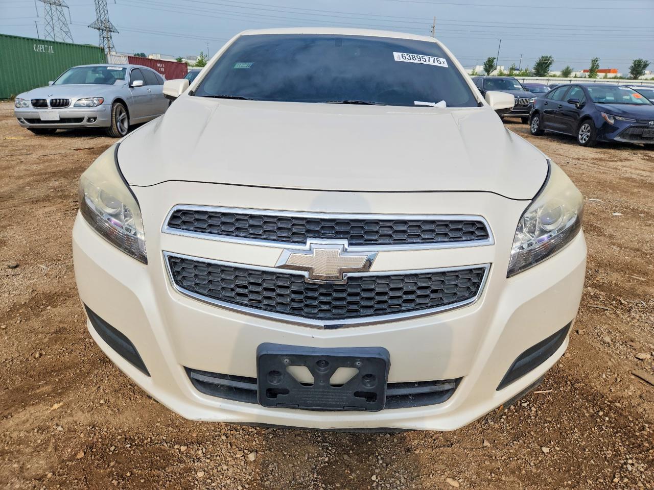 2013 Chevrolet Malibu 1lt White vin: 1G11C5SA4DF357305