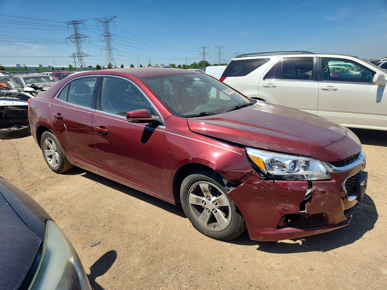 2016 Chevrolet Malibu Limited Lt Red vin: 1G11C5SA4GF127736
