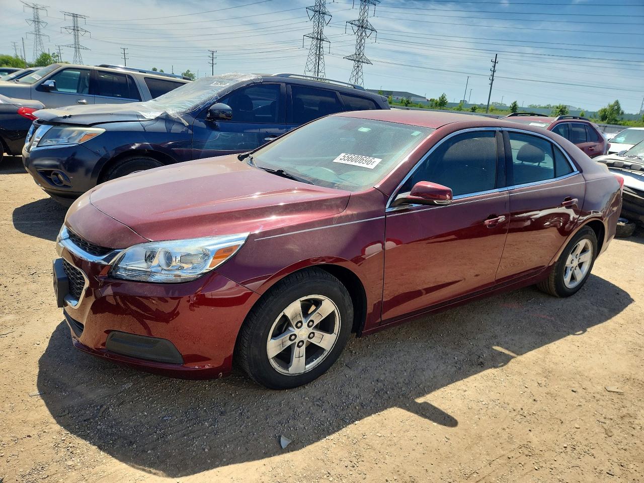 2016 Chevrolet Malibu Limited Lt Красный vin: 1G11C5SA4GF127736