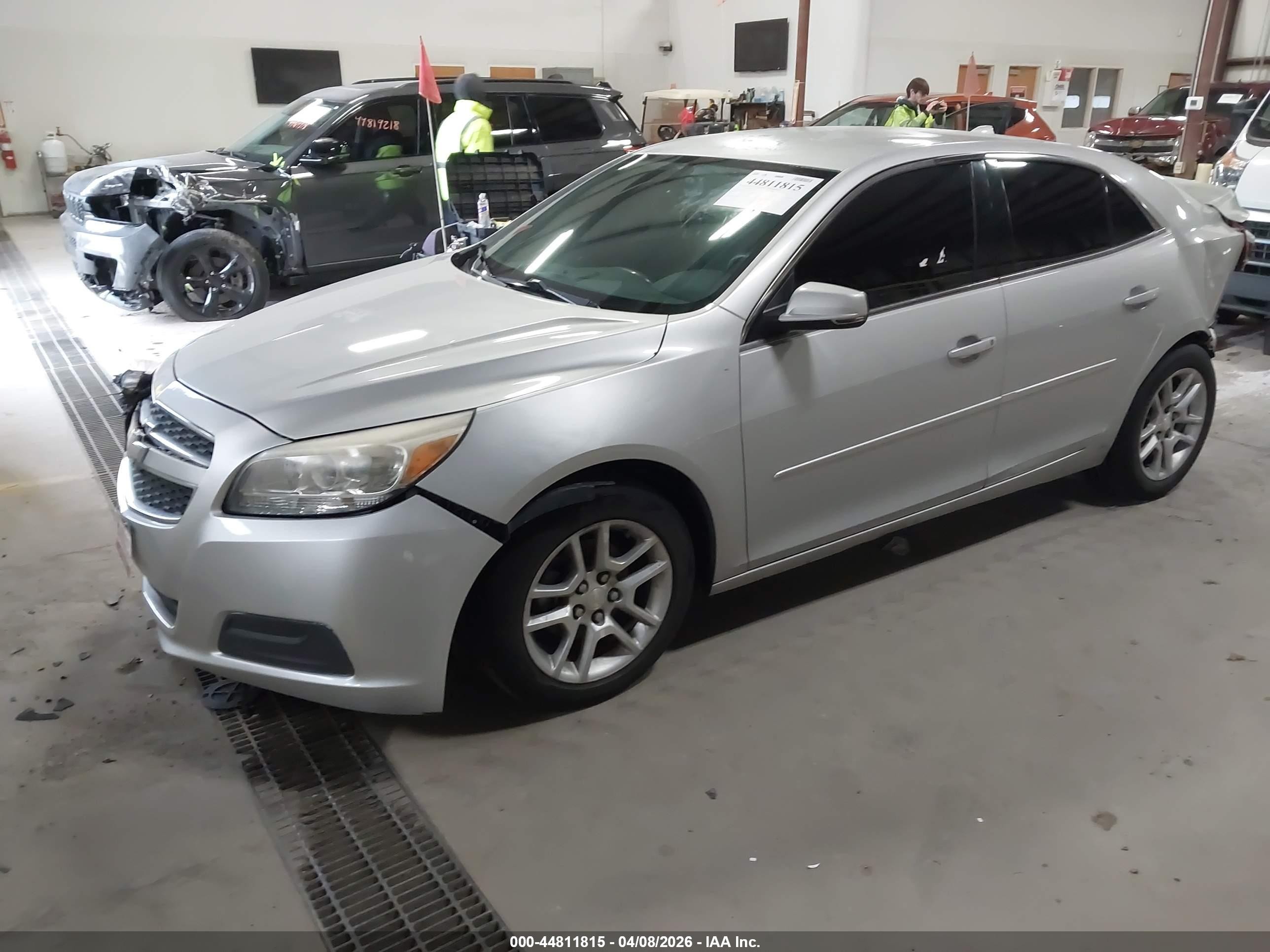 2013 Chevrolet Malibu 1lt Silver vin: 1G11C5SA5DF122010