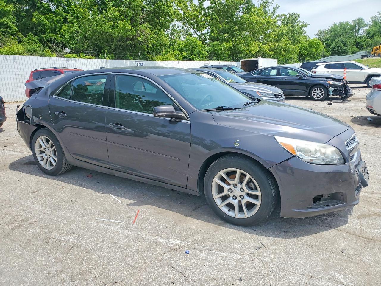 2013 Chevrolet Malibu Gray vin: 1G11C5SA5DF133055