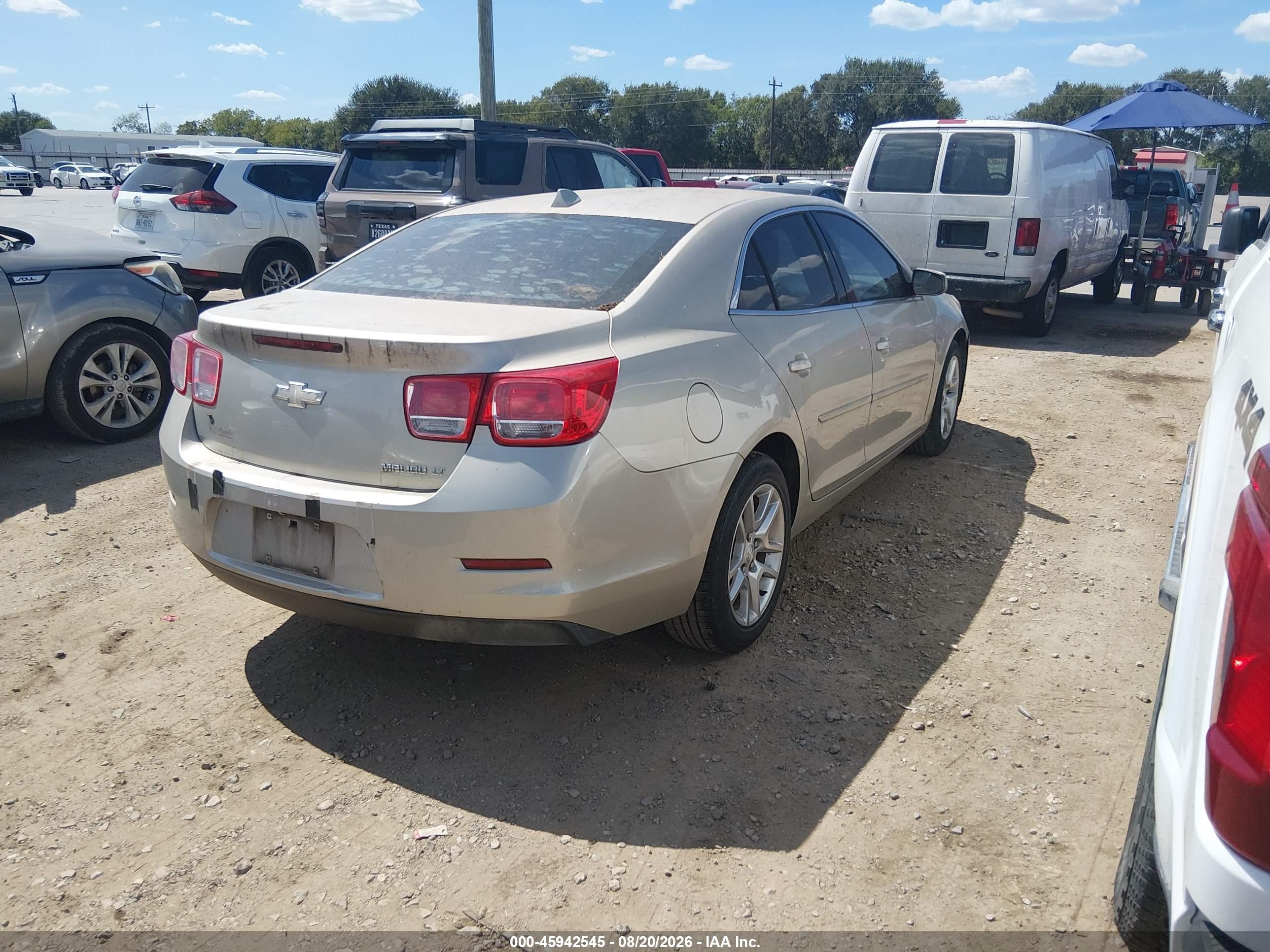2013 Chevrolet Malibu 1lt Gold vin: 1G11C5SA5DF149160