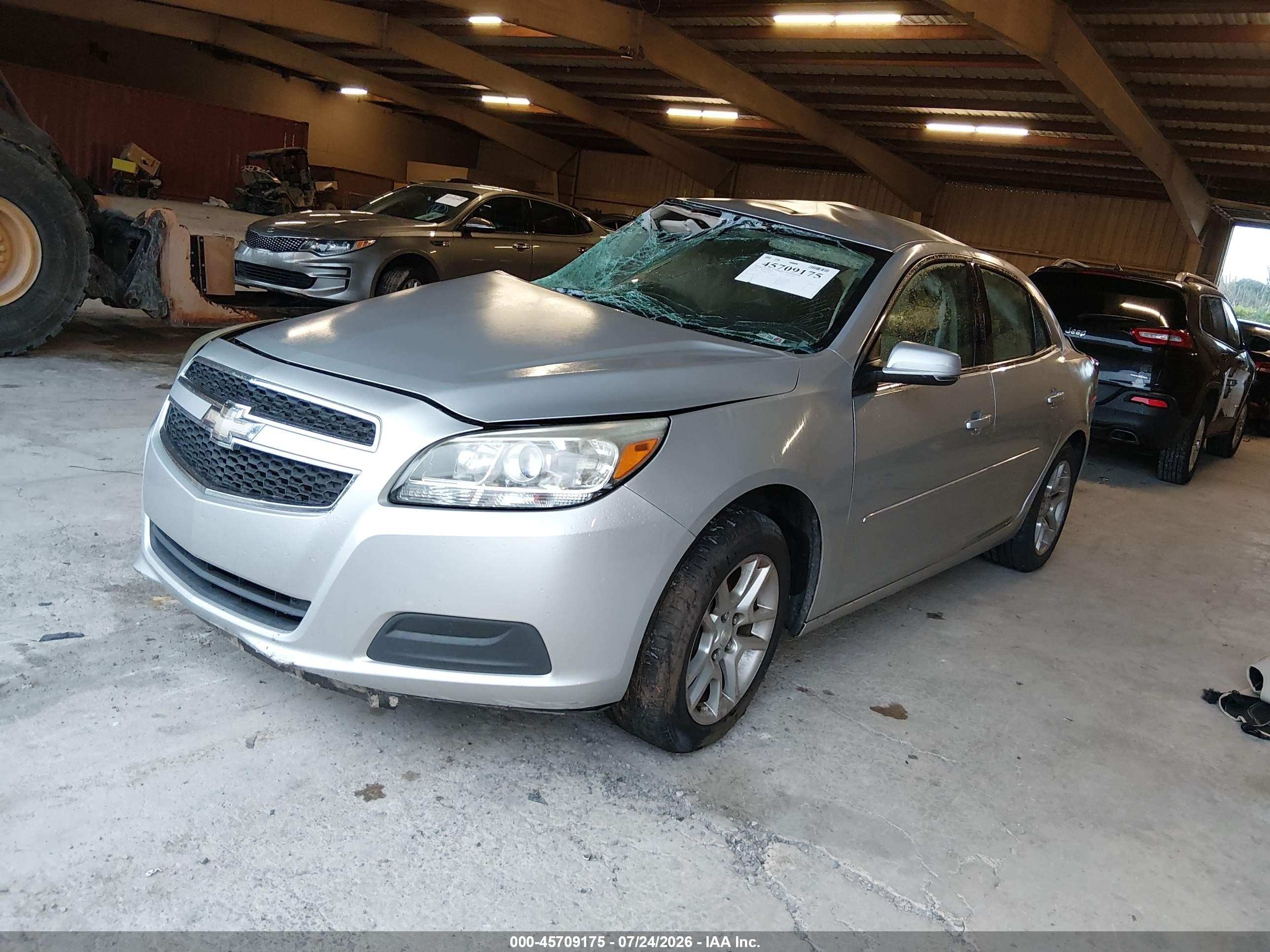 2013 Chevrolet Malibu 1lt Silver vin: 1G11C5SA5DF175032