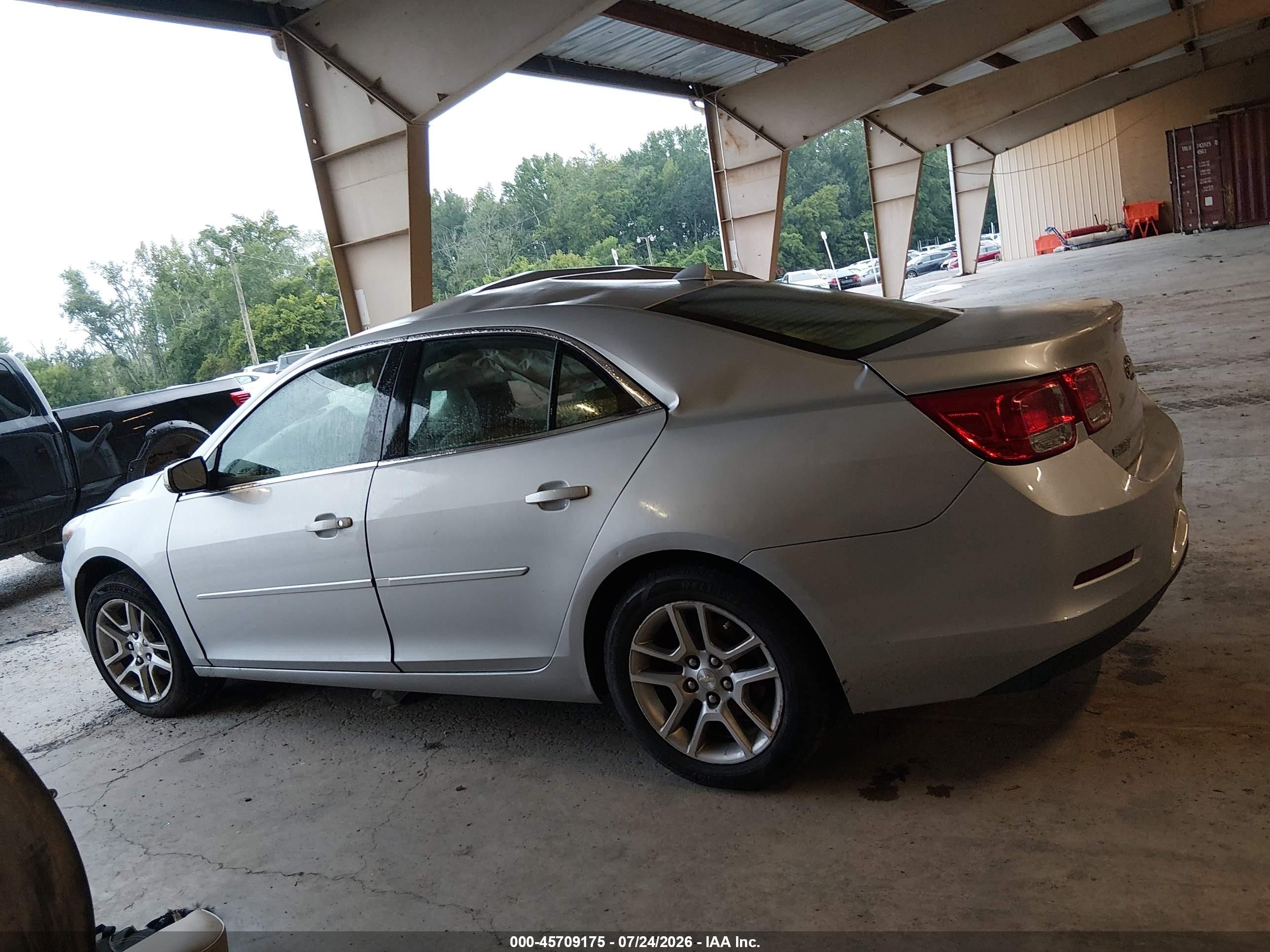 2013 Chevrolet Malibu 1lt Silver vin: 1G11C5SA5DF175032