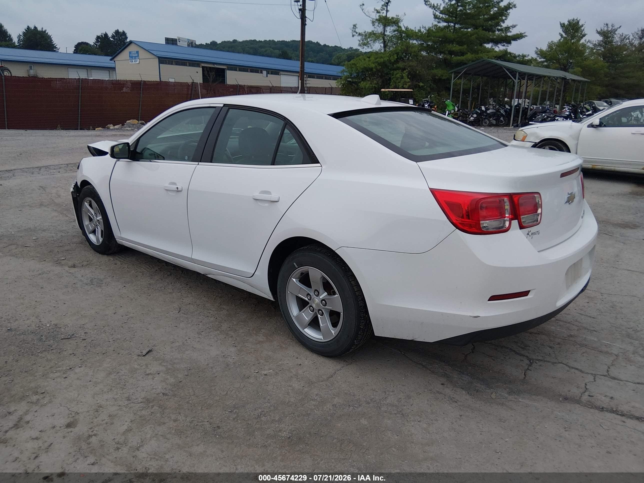 2013 Chevrolet Malibu 1lt White vin: 1G11C5SA5DF200155