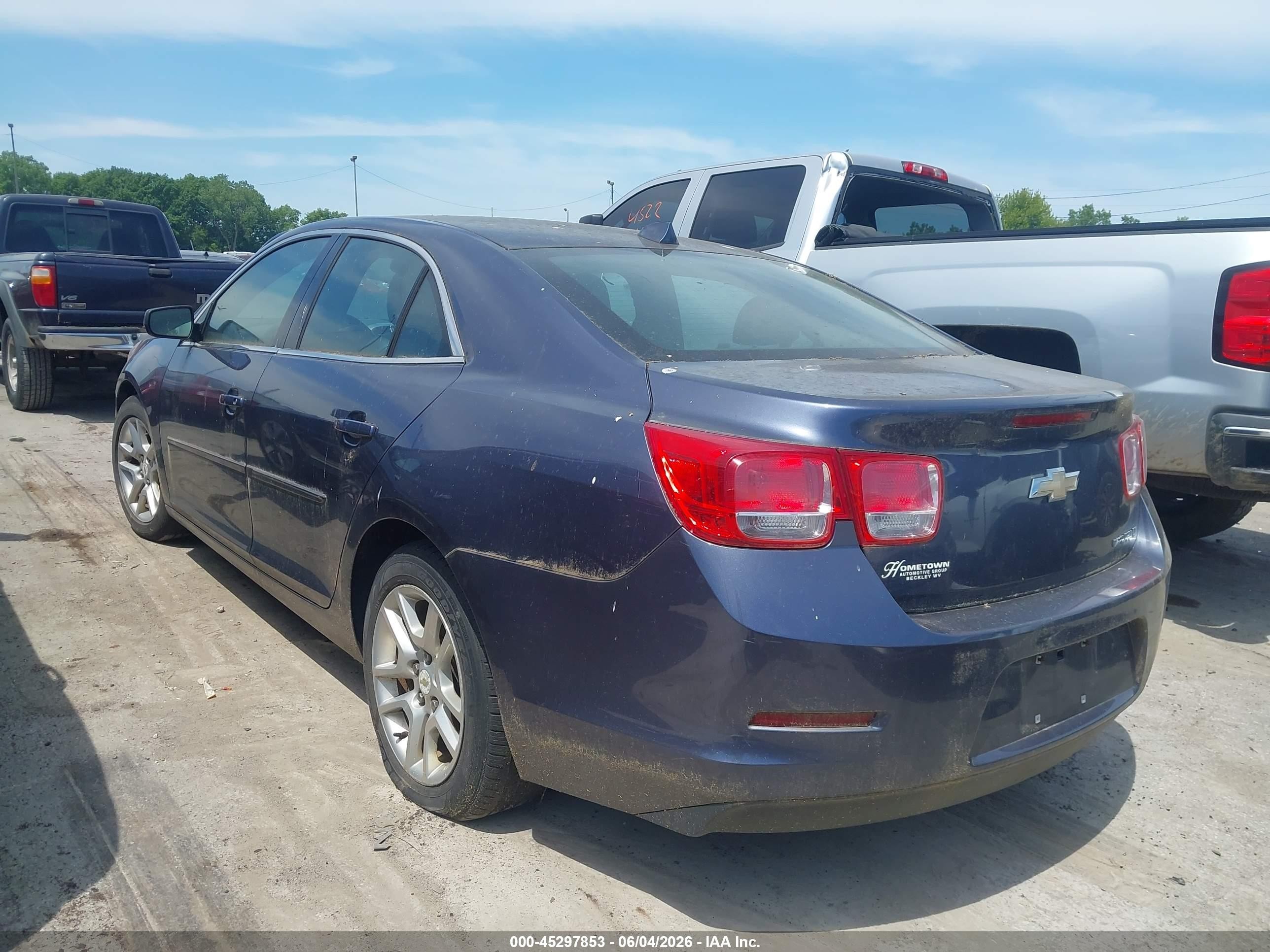 2013 Chevrolet Malibu 1lt Серый vin: 1G11C5SA5DF327827