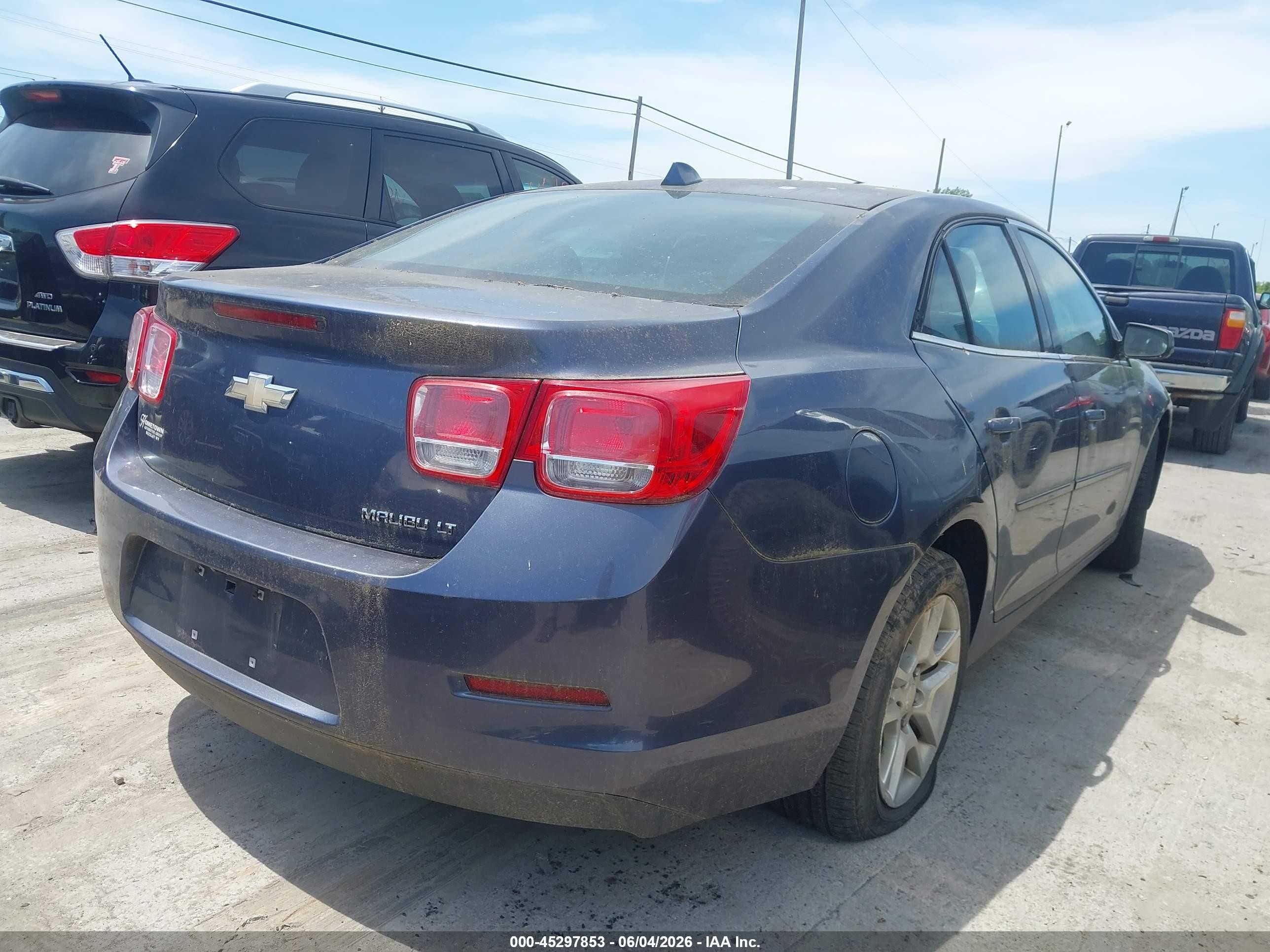 2013 Chevrolet Malibu 1lt Серый vin: 1G11C5SA5DF327827