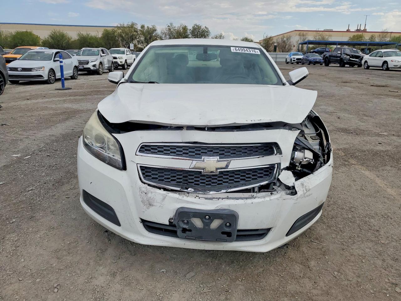 2013 Chevrolet Malibu 1lt White vin: 1G11C5SA6DF130875