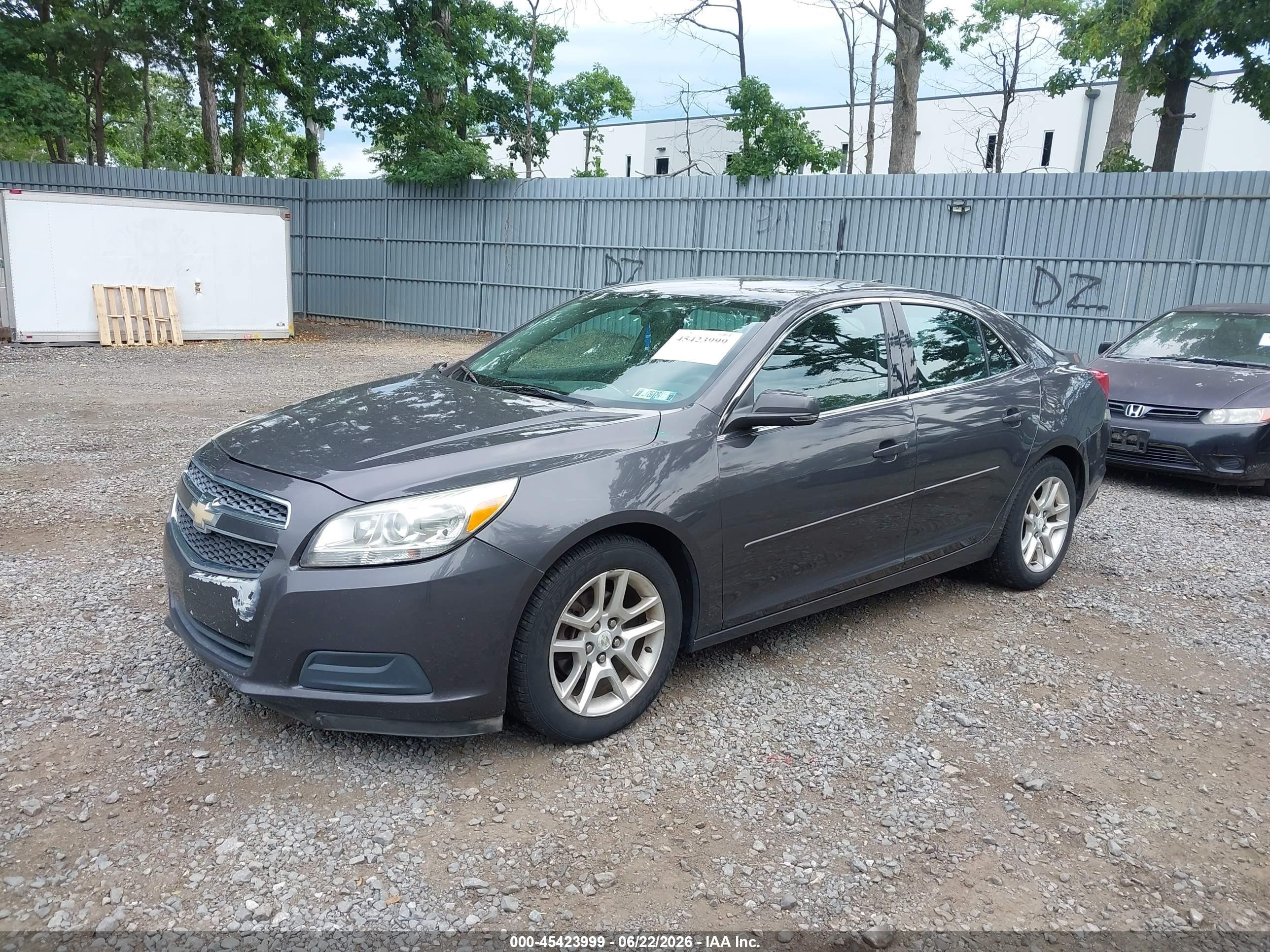2013 Chevrolet Malibu 1lt Gray vin: 1G11C5SA6DF195838