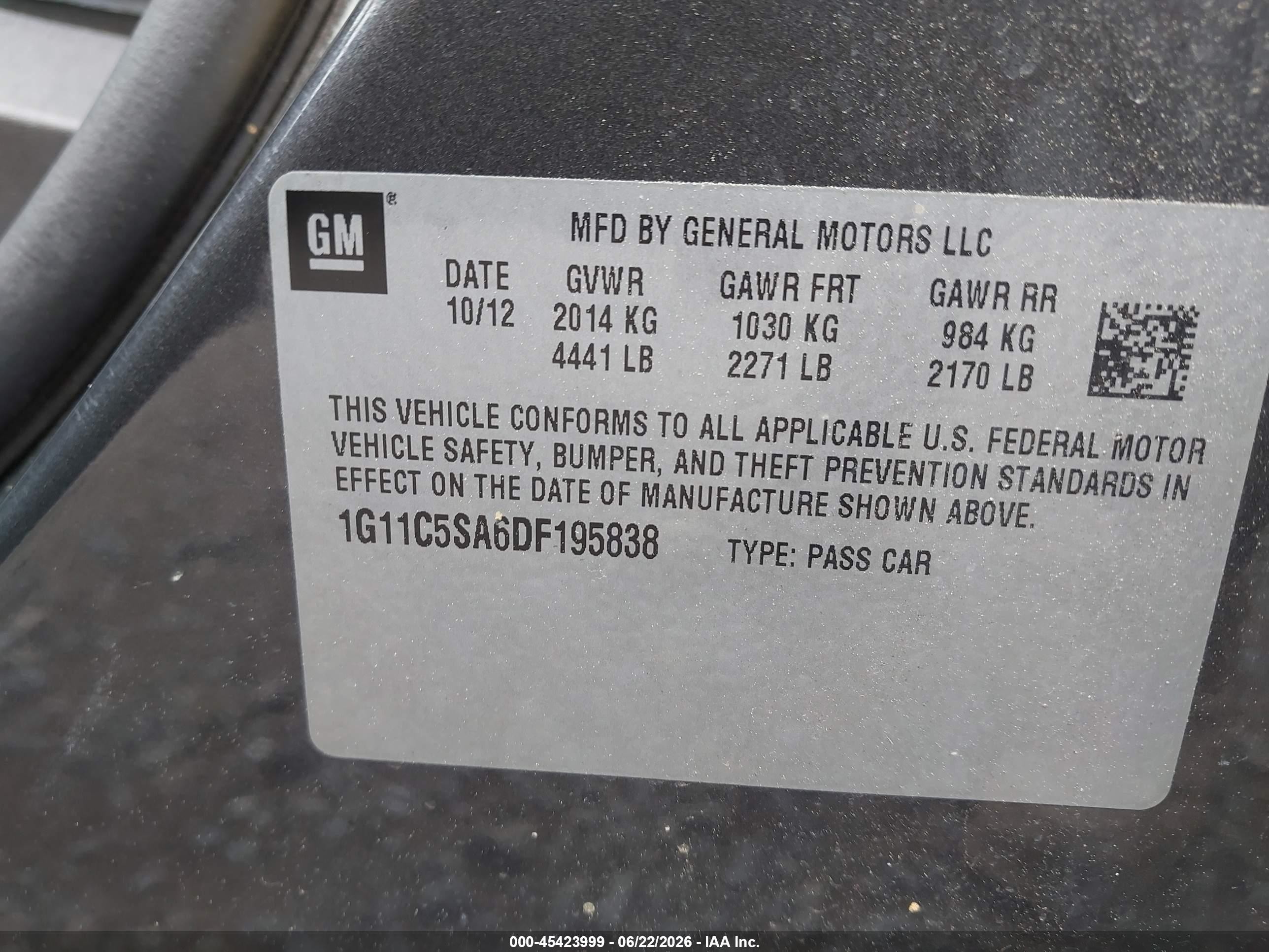 2013 Chevrolet Malibu 1lt Gray vin: 1G11C5SA6DF195838