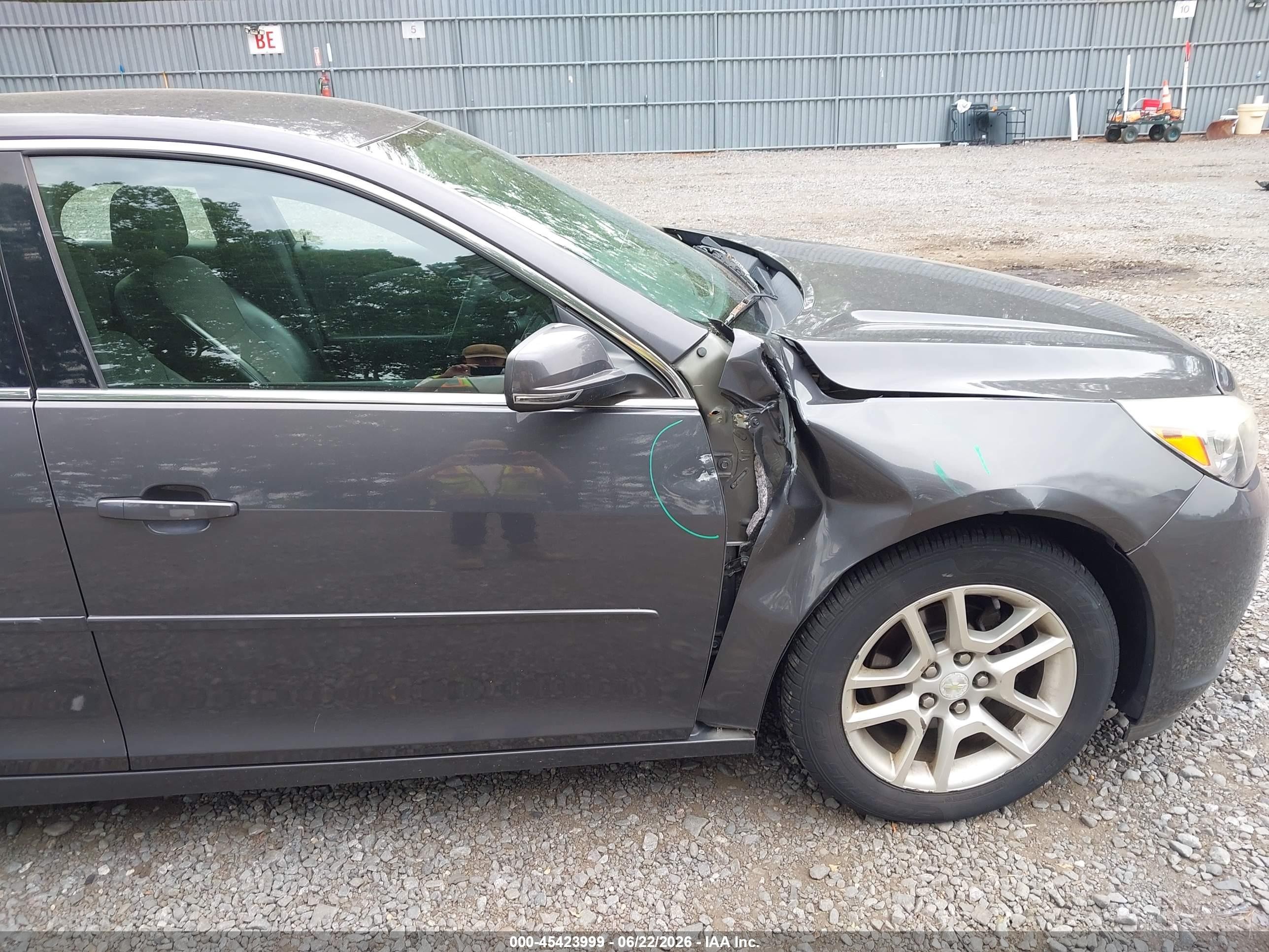 2013 Chevrolet Malibu 1lt Gray vin: 1G11C5SA6DF195838
