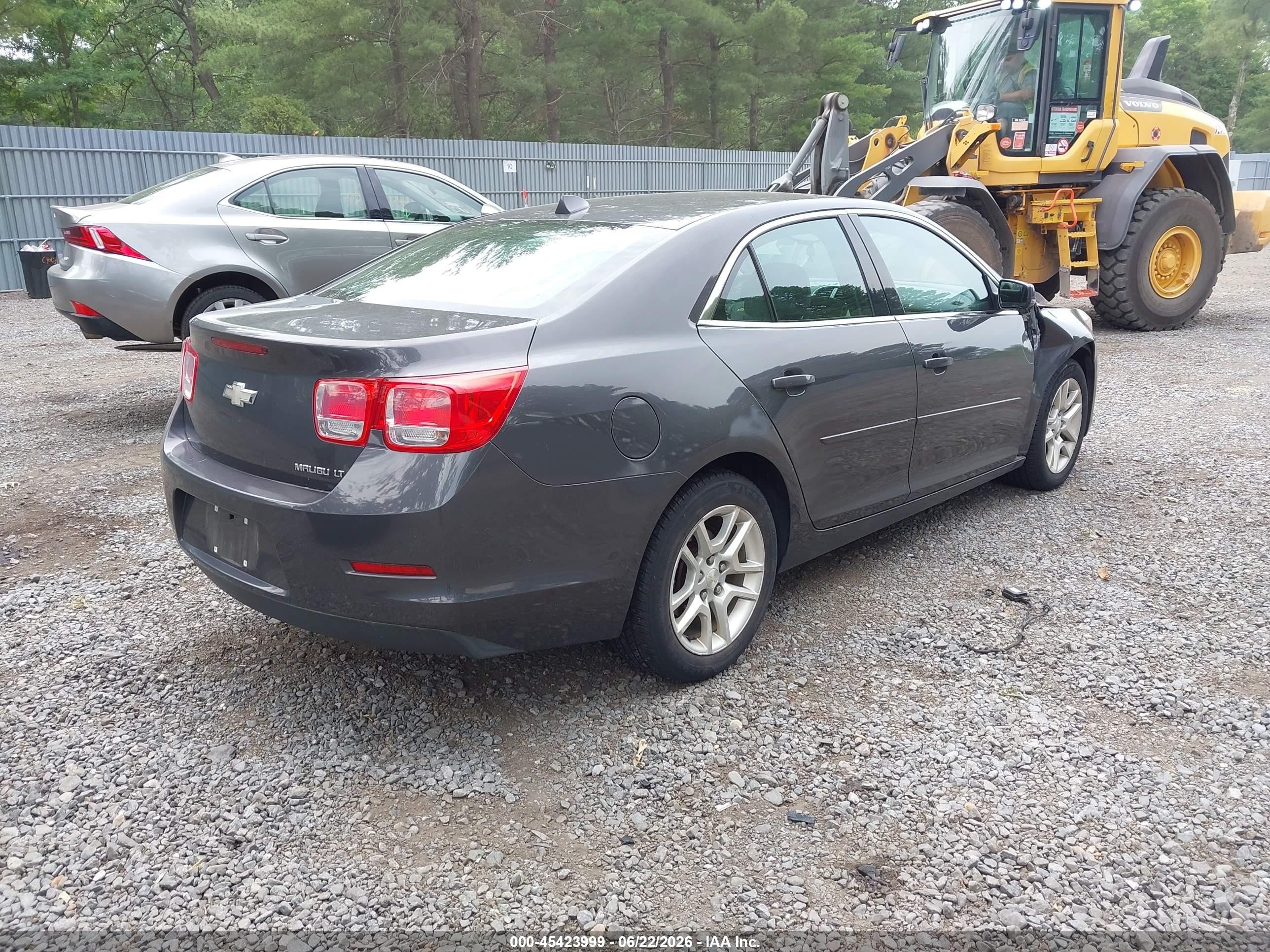 2013 Chevrolet Malibu 1lt Gray vin: 1G11C5SA6DF195838