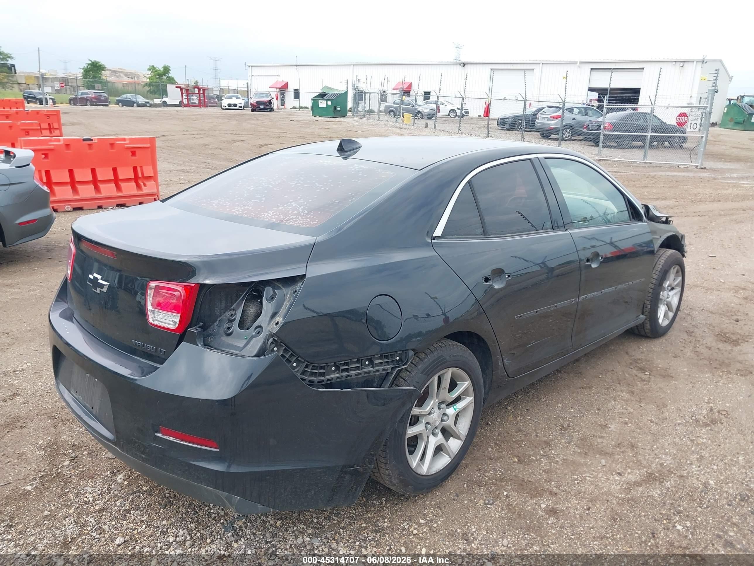 2013 Chevrolet Malibu 1lt Черный vin: 1G11C5SA6DF222133