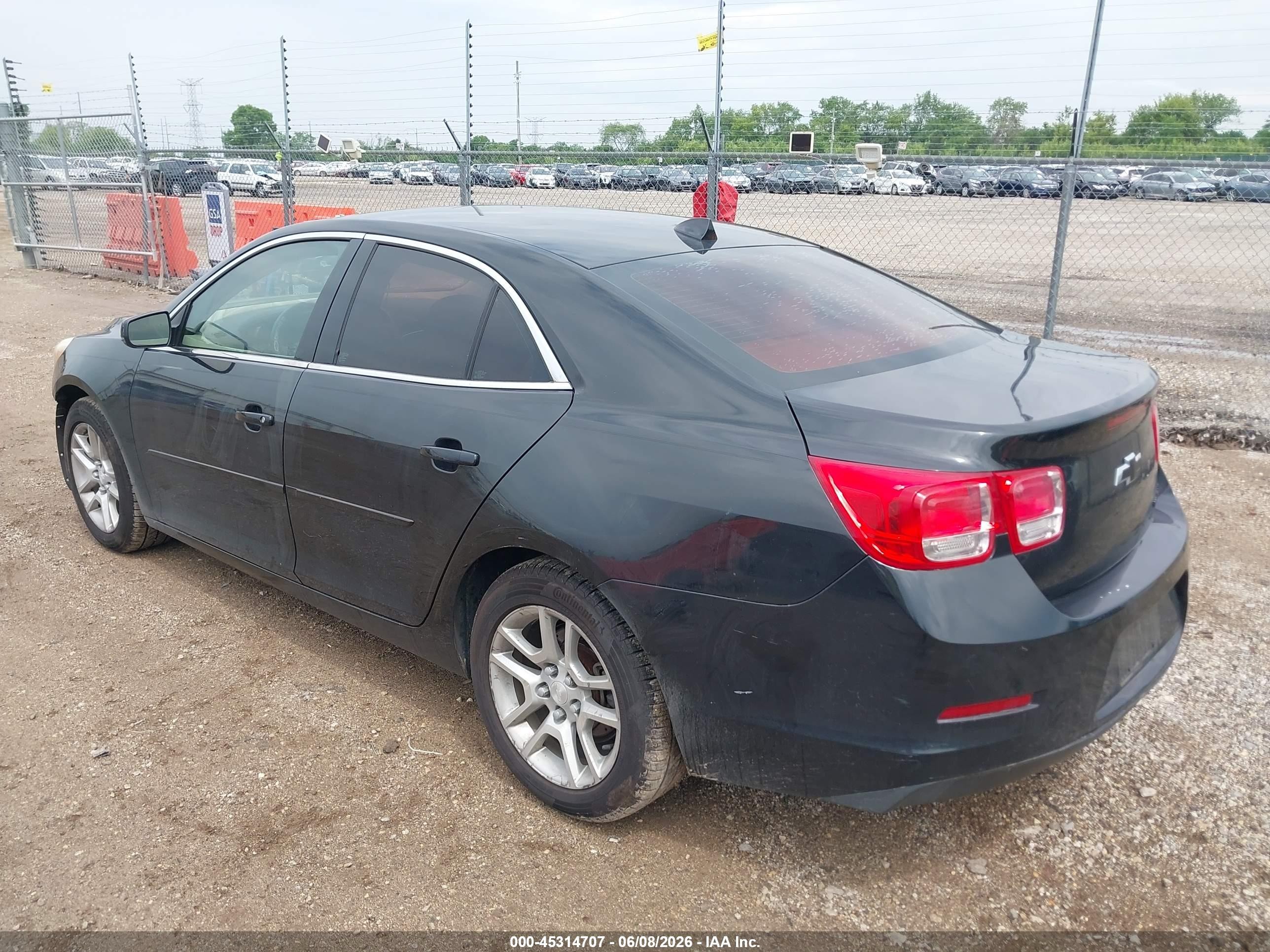 2013 Chevrolet Malibu 1lt Черный vin: 1G11C5SA6DF222133