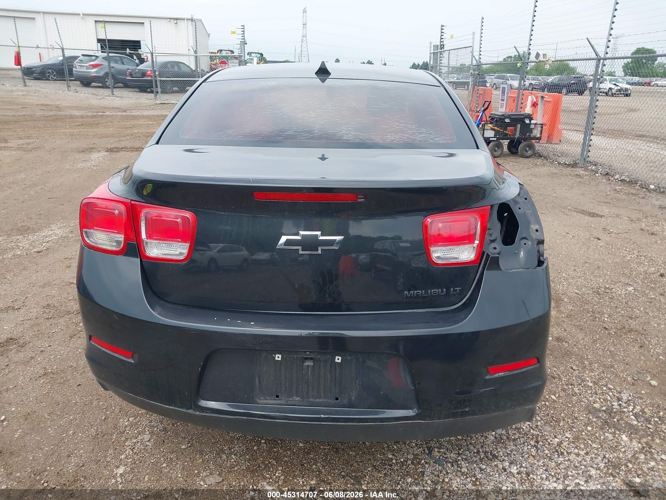 2013 Chevrolet Malibu 1lt Черный vin: 1G11C5SA6DF222133