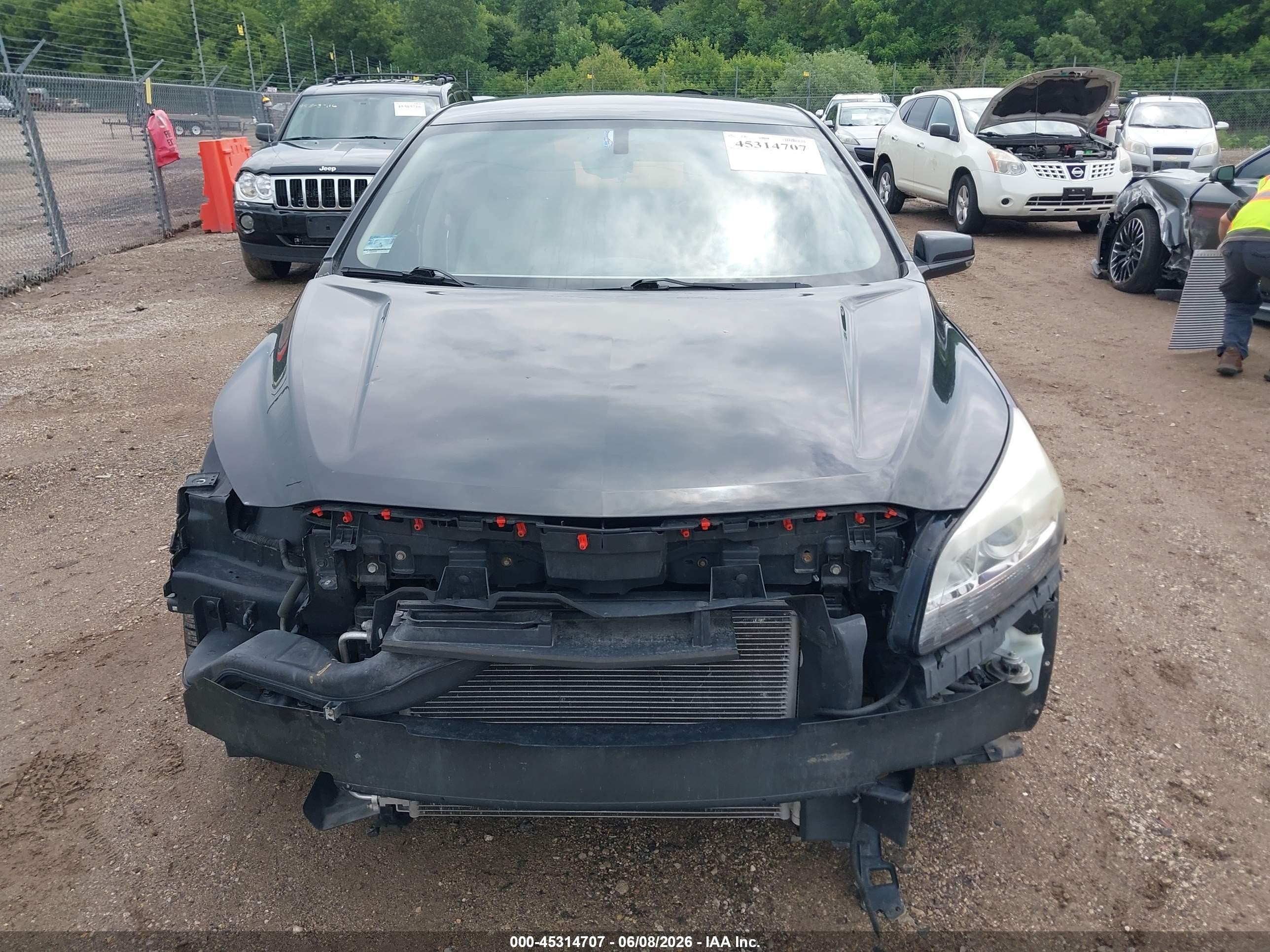 2013 Chevrolet Malibu 1lt Черный vin: 1G11C5SA6DF222133
