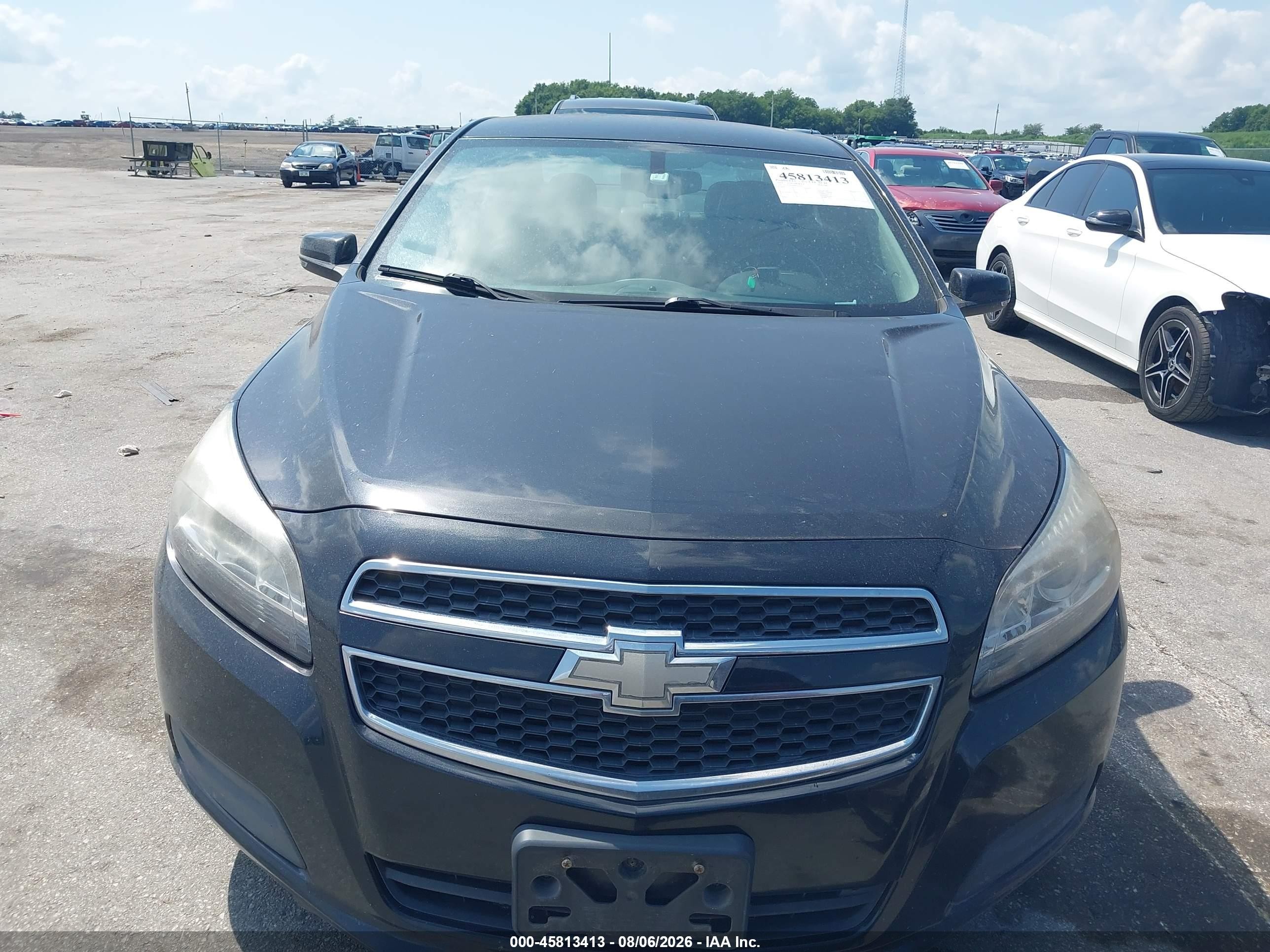 2013 Chevrolet Malibu 1lt Black vin: 1G11C5SA6DF293316