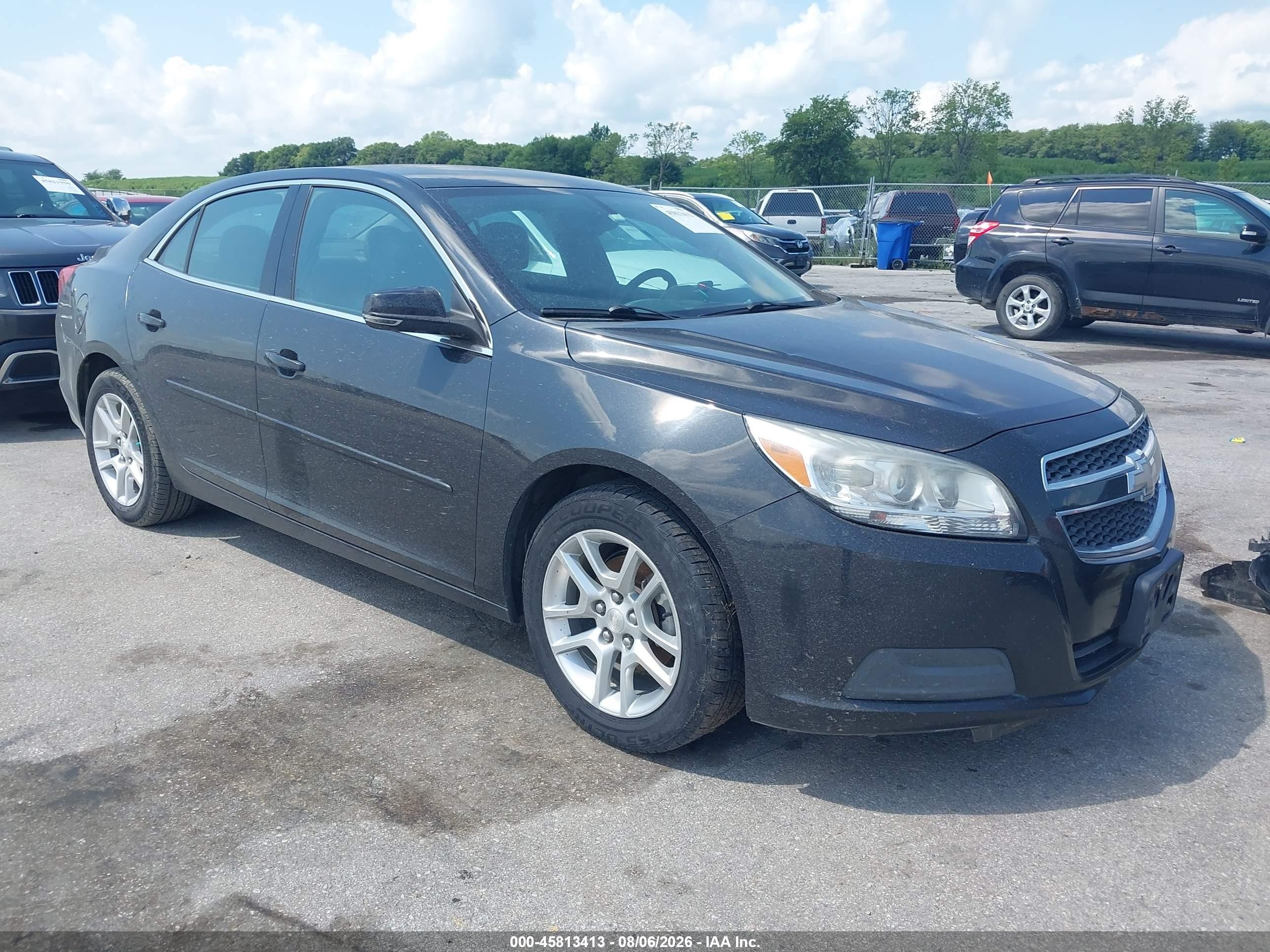 2013 Chevrolet Malibu 1lt Black vin: 1G11C5SA6DF293316