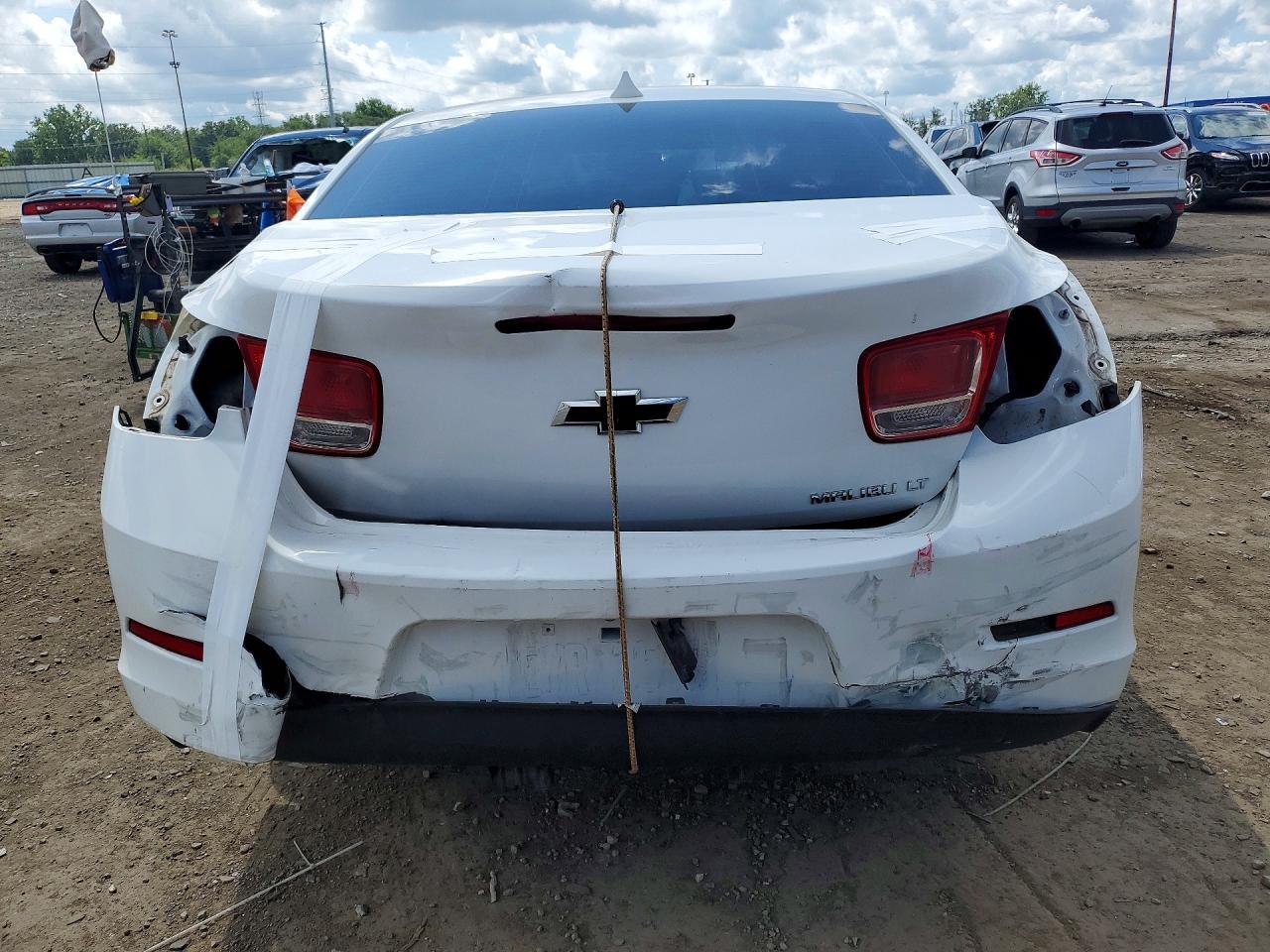 2013 Chevrolet Malibu 1lt White vin: 1G11C5SA6DF327965