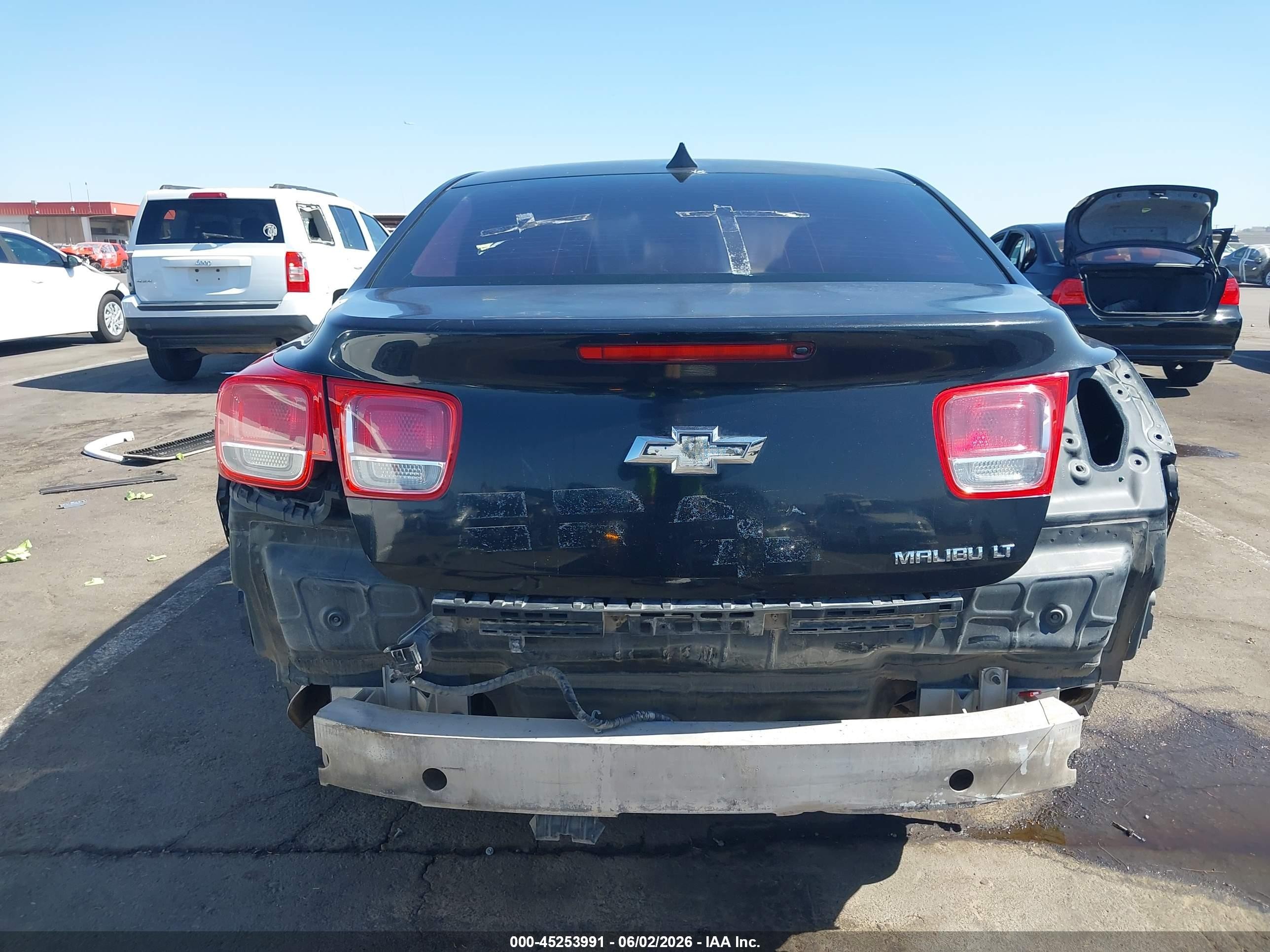 2013 Chevrolet Malibu 1lt Black vin: 1G11C5SA6DF342482