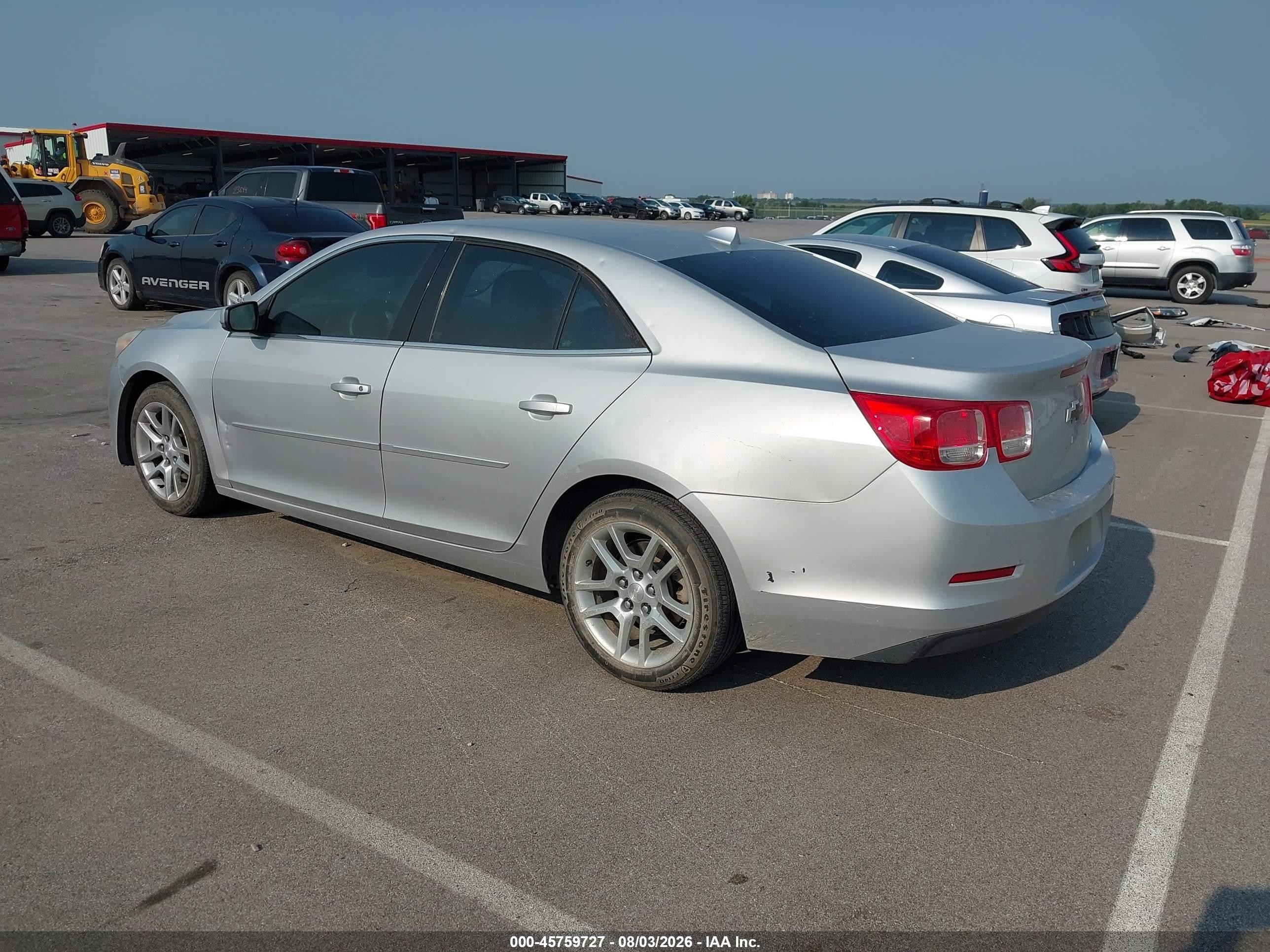 2013 Chevrolet Malibu 1lt Silver vin: 1G11C5SA6DF343373