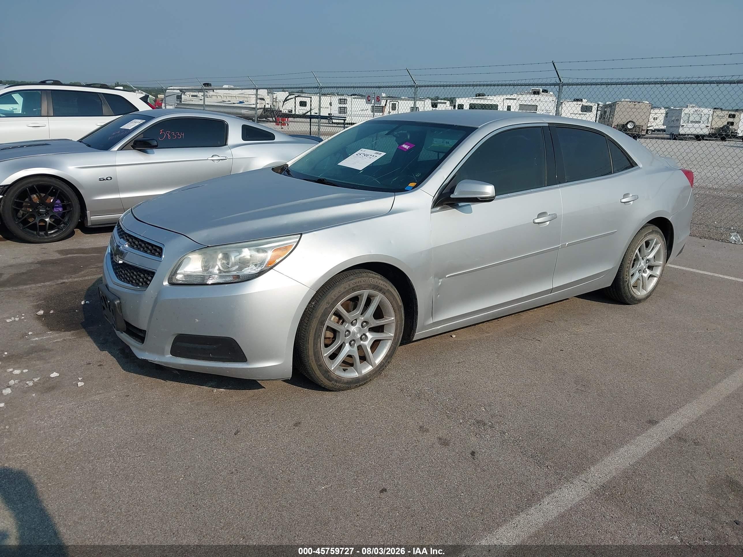 2013 Chevrolet Malibu 1lt Silver vin: 1G11C5SA6DF343373