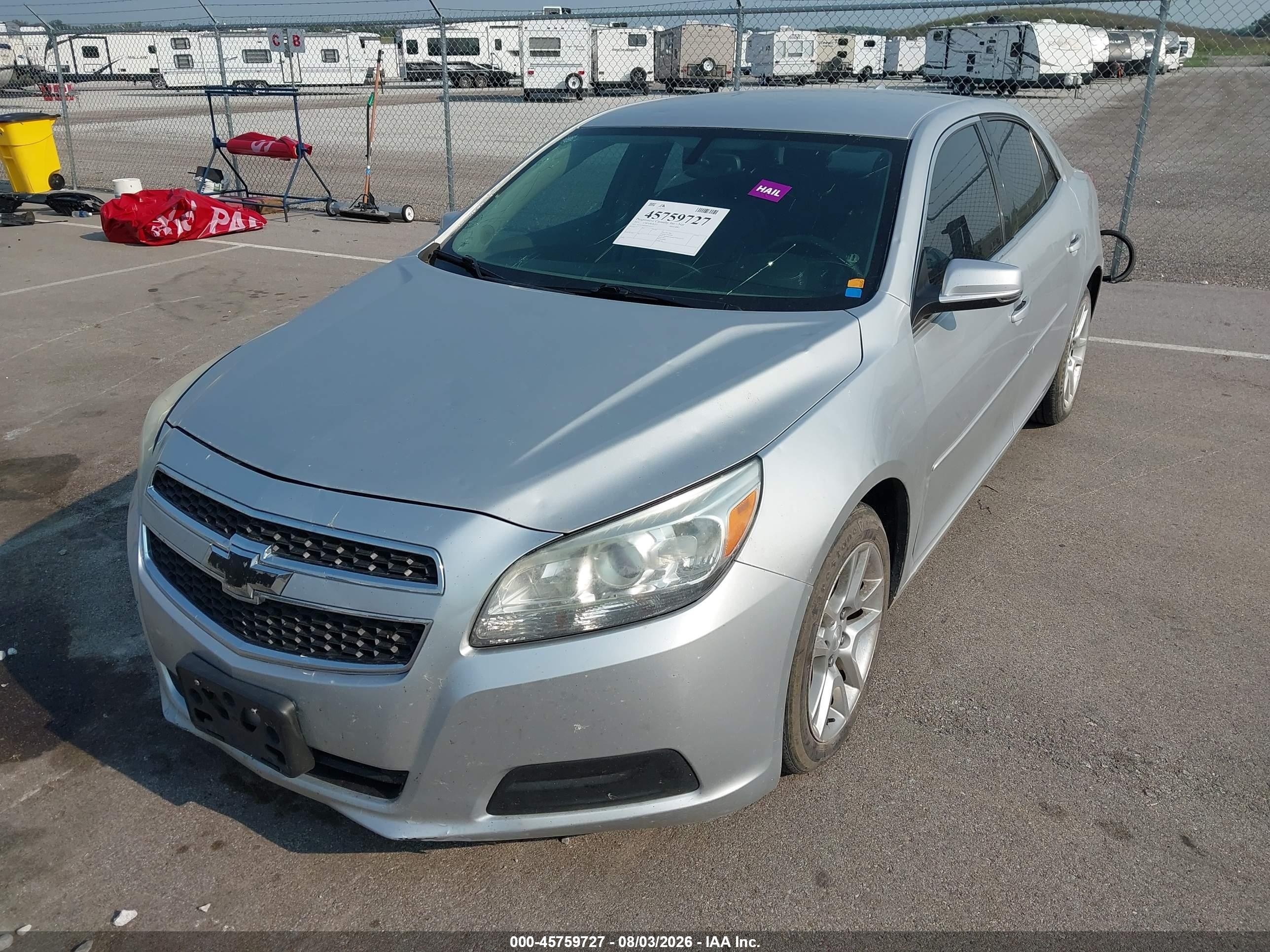 2013 Chevrolet Malibu 1lt Silver vin: 1G11C5SA6DF343373