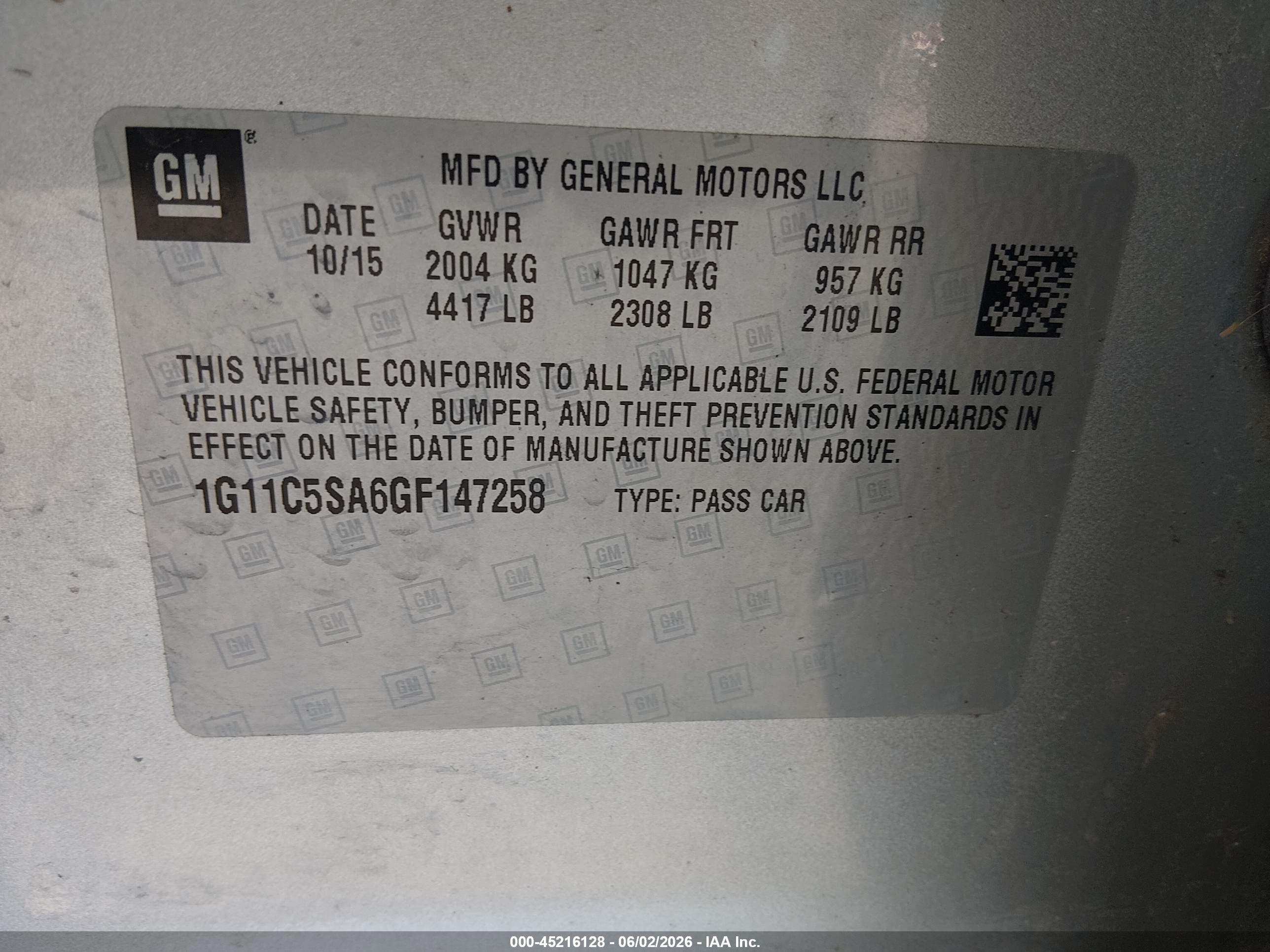 2016 Chevrolet Malibu Limited Lt Silver vin: 1G11C5SA6GF147258