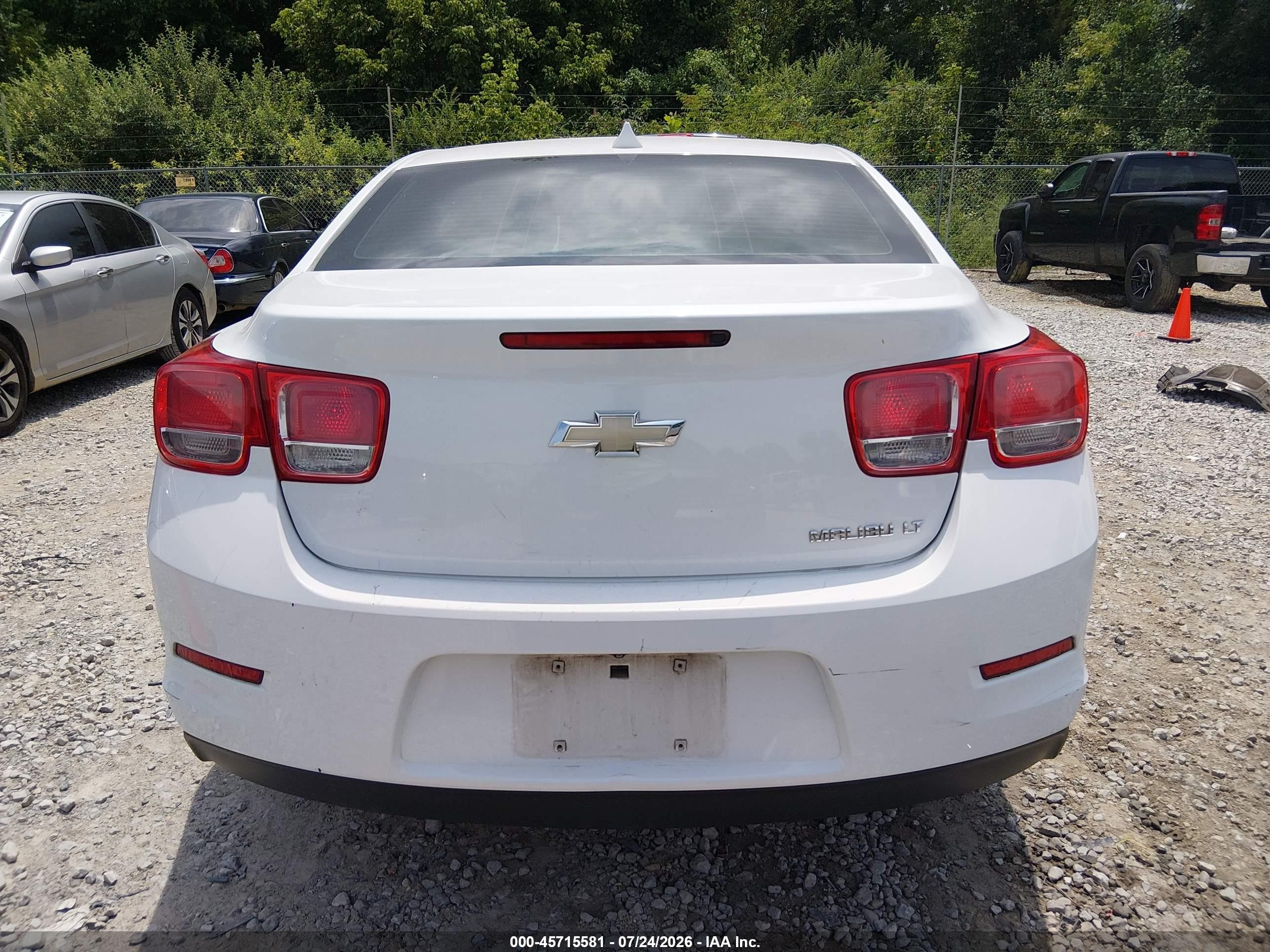 2013 Chevrolet Malibu 1lt White vin: 1G11C5SA7DF173637
