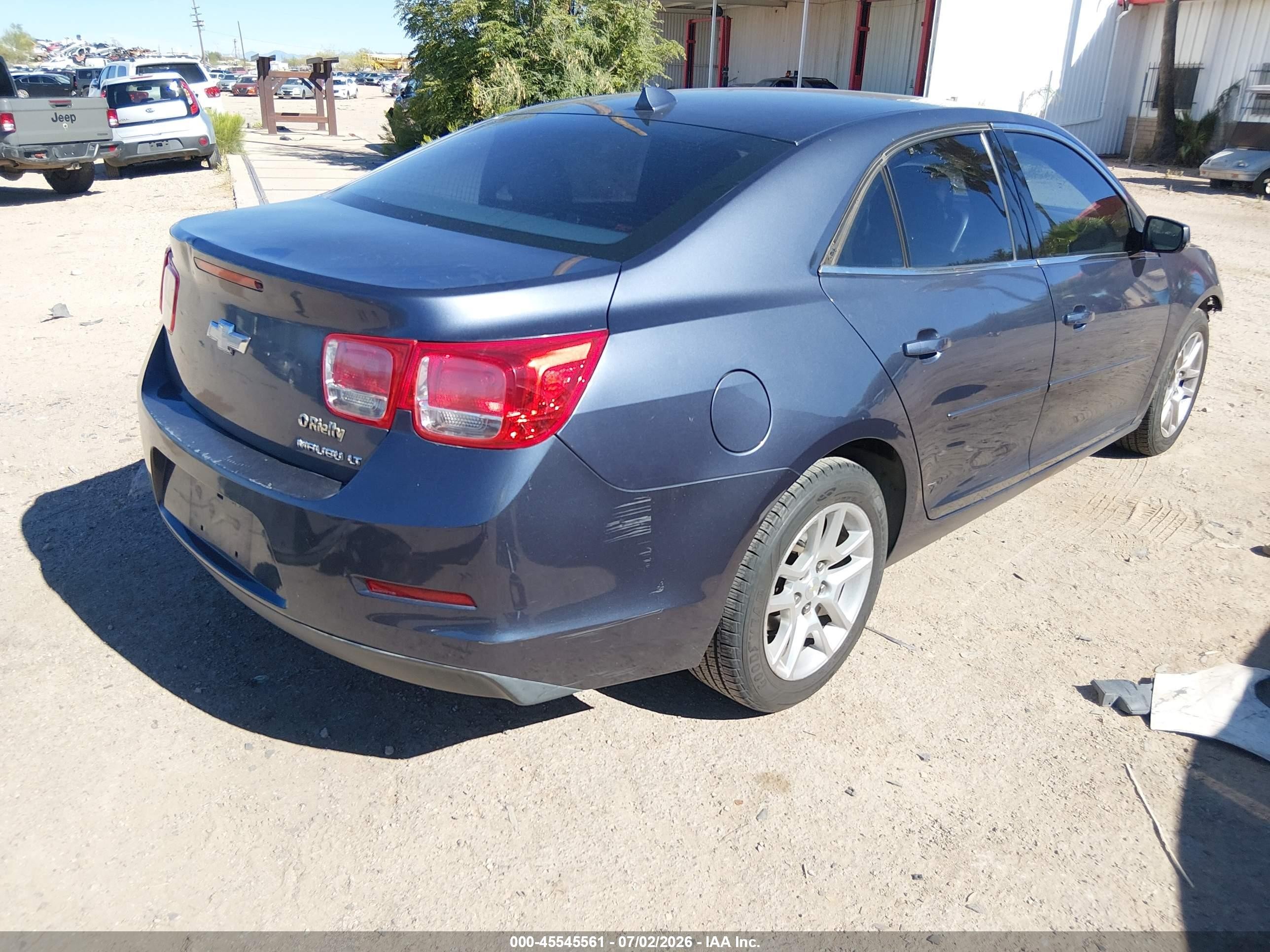 2013 Chevrolet Malibu 1lt Gray vin: 1G11C5SA7DF185206