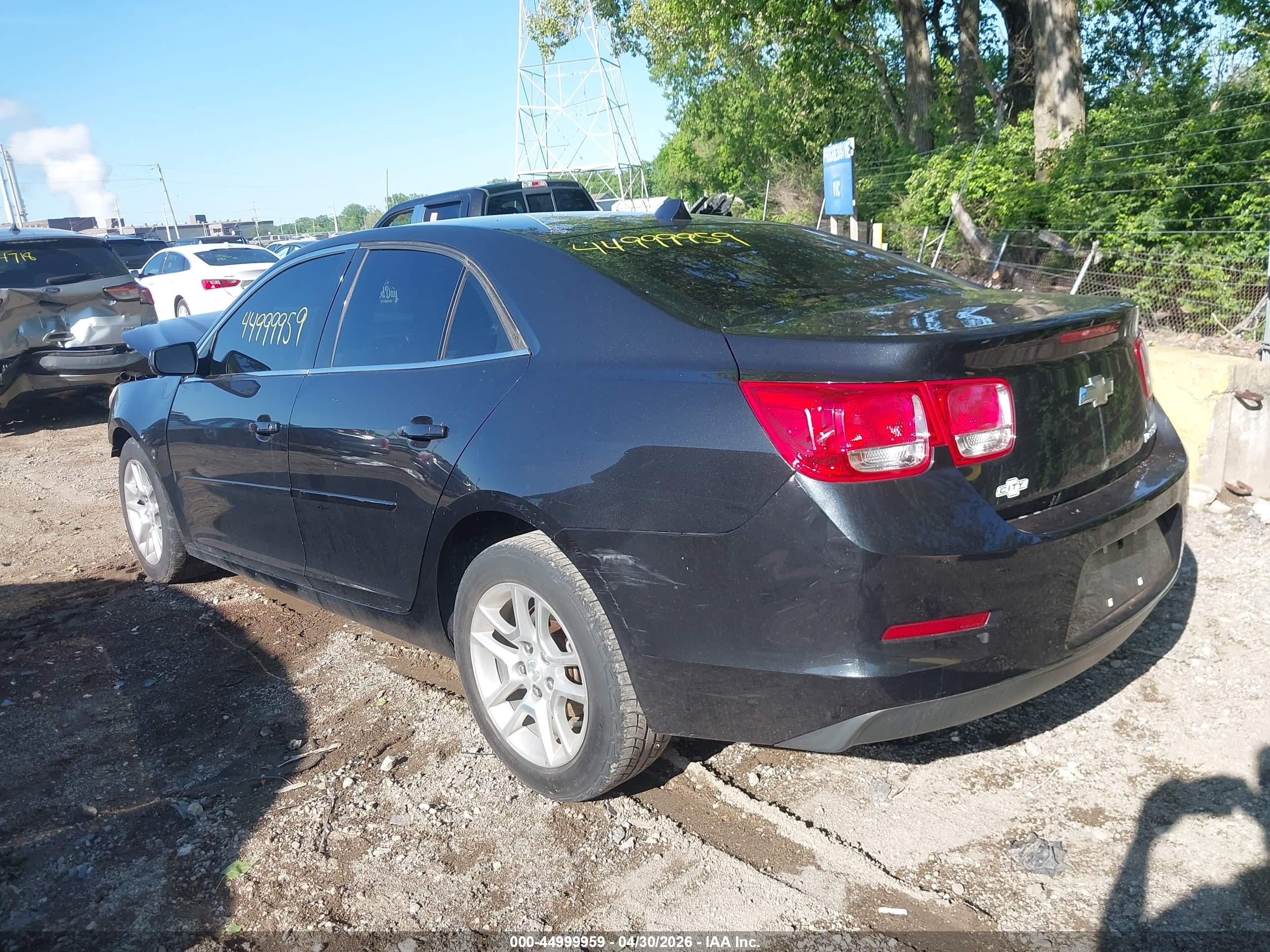 2013 Chevrolet Malibu 1lt Черный vin: 1G11C5SA7DF208659