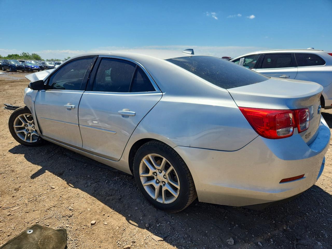2013 Chevrolet Malibu 1lt Silver vin: 1G11C5SA7DF230452